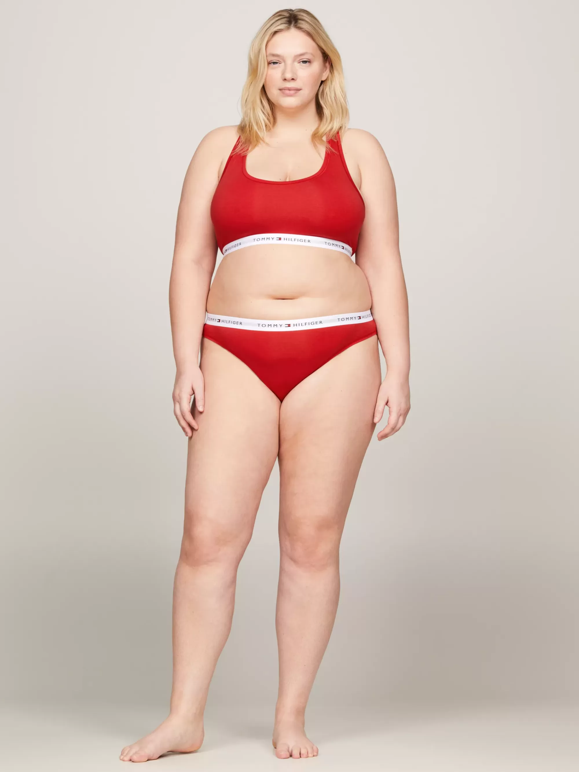 Slips | Lingerie*Tommy Hilfiger Curve Tommy Icons String Met Logotaille PRIMARY RED