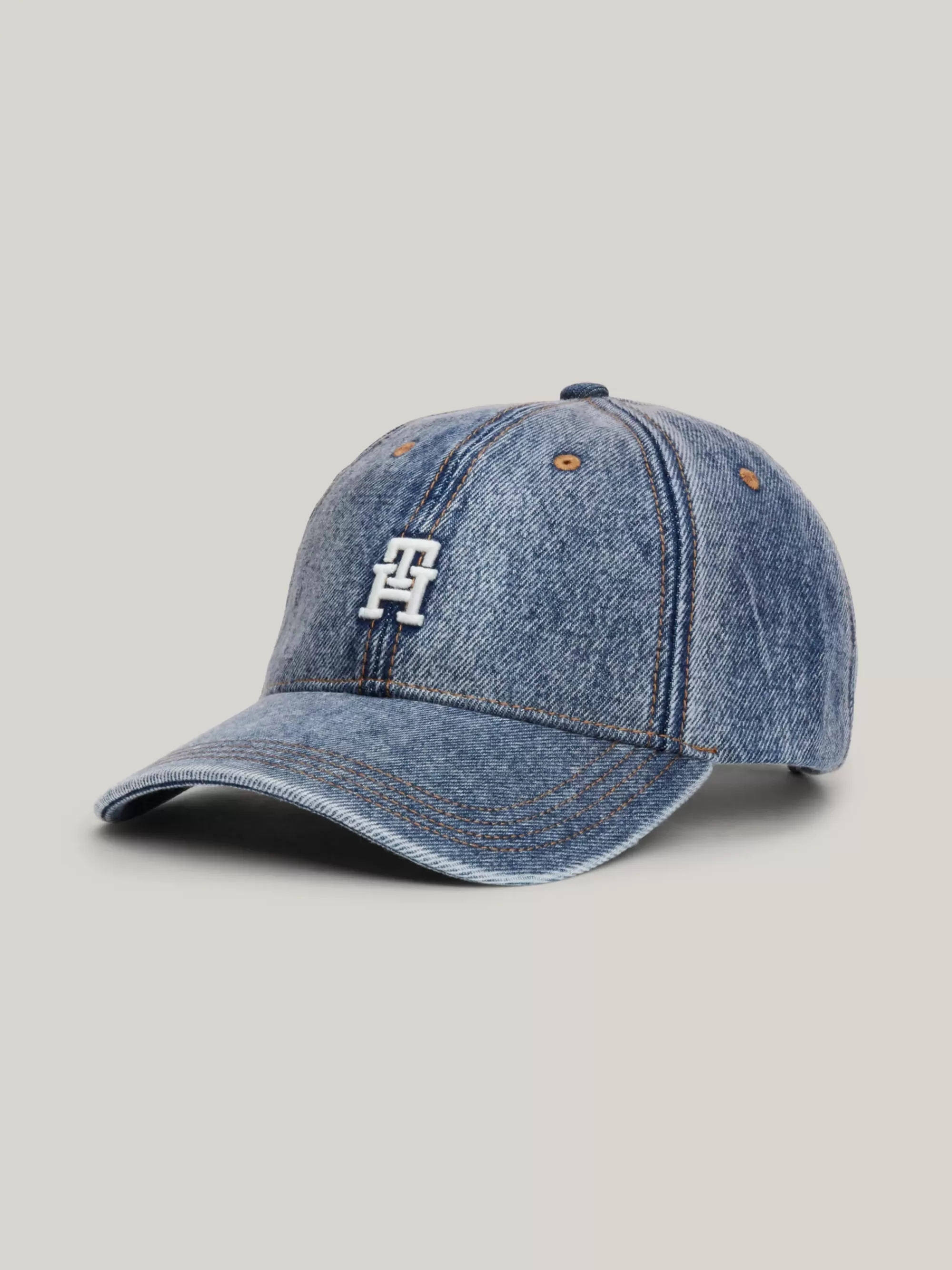 Petten | Mutsen & Sjaals*Tommy Hilfiger Baseballpet Met Geborduurd TH-monogram DENIM
