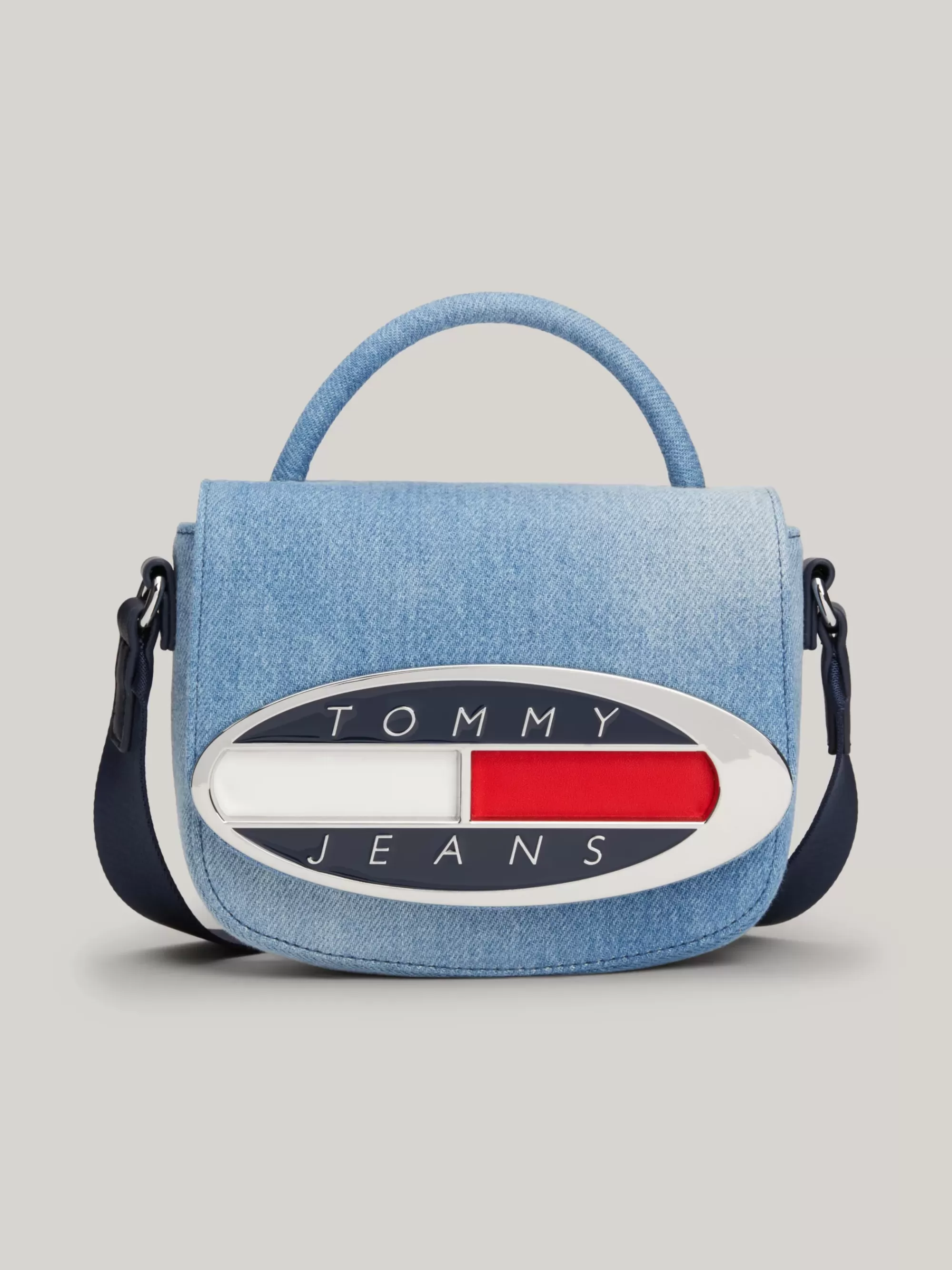 Crossbodytassen*Tommy Hilfiger Crossbodytas Met Metalen Origin-logo DENIM