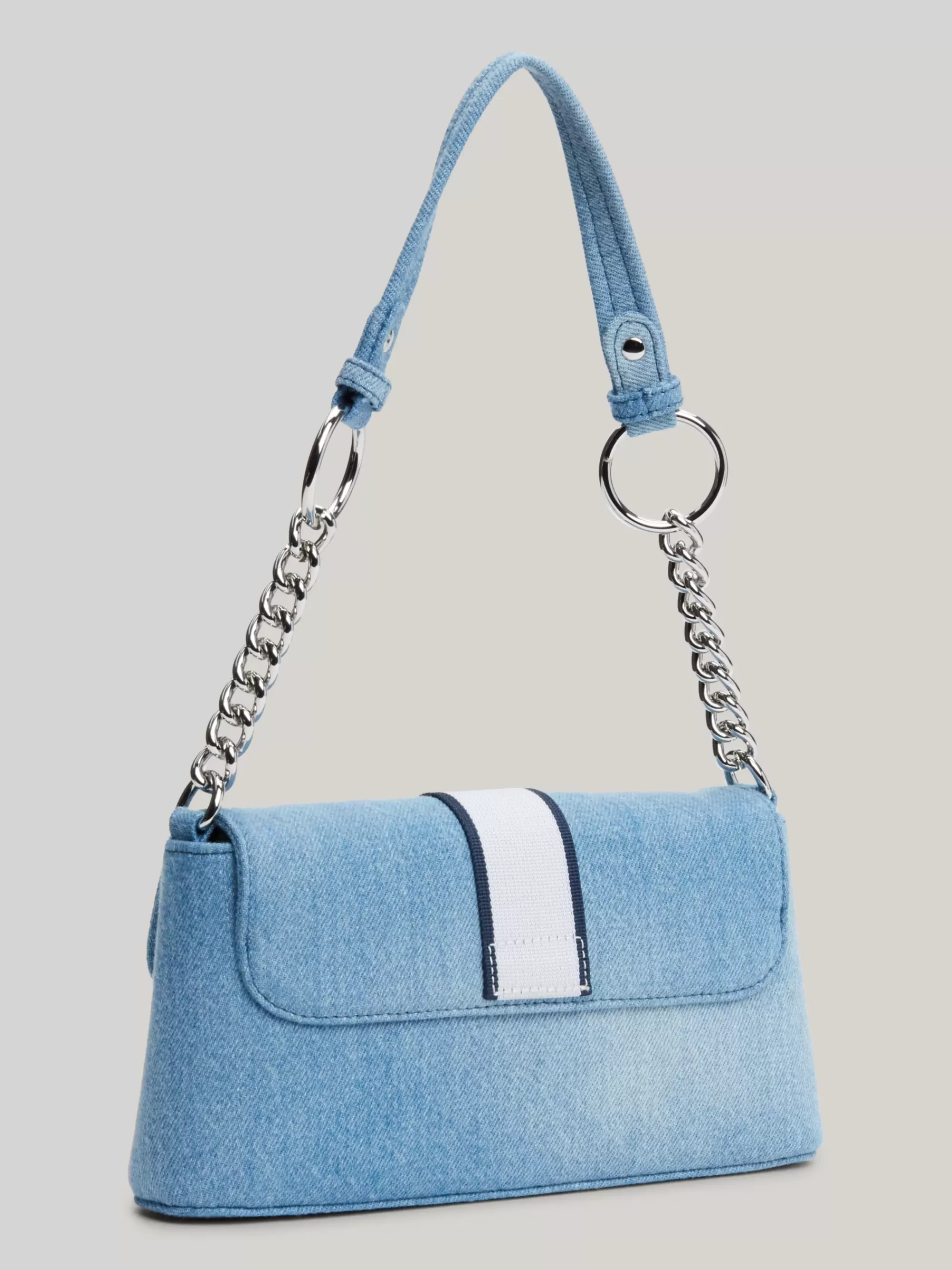 Schoudertassen*Tommy Hilfiger Schoudertas Met Magnetische Sluiting DENIM