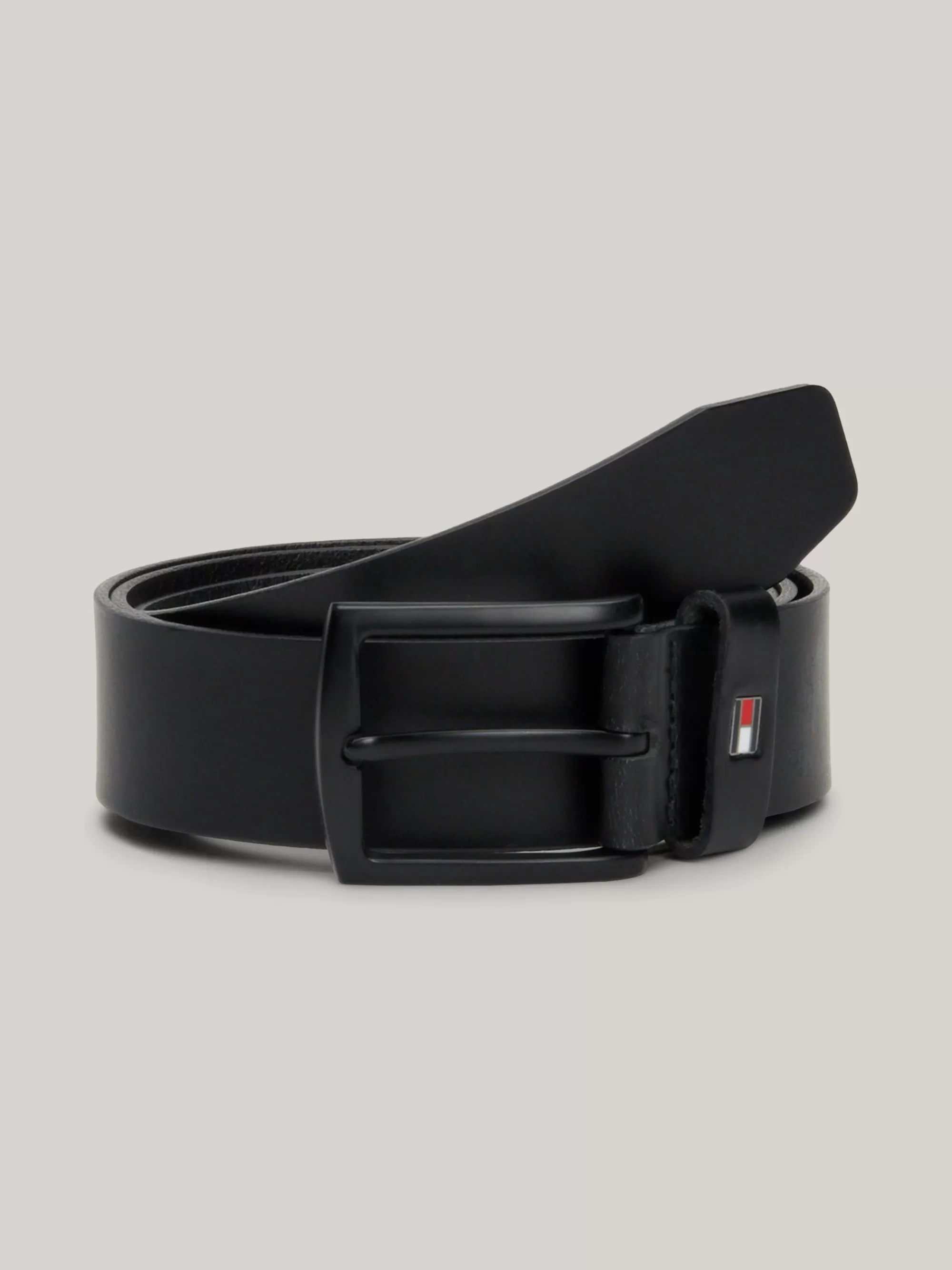 Riemen*Tommy Hilfiger Denton Riem Met Matzwarte Gesp BLACK