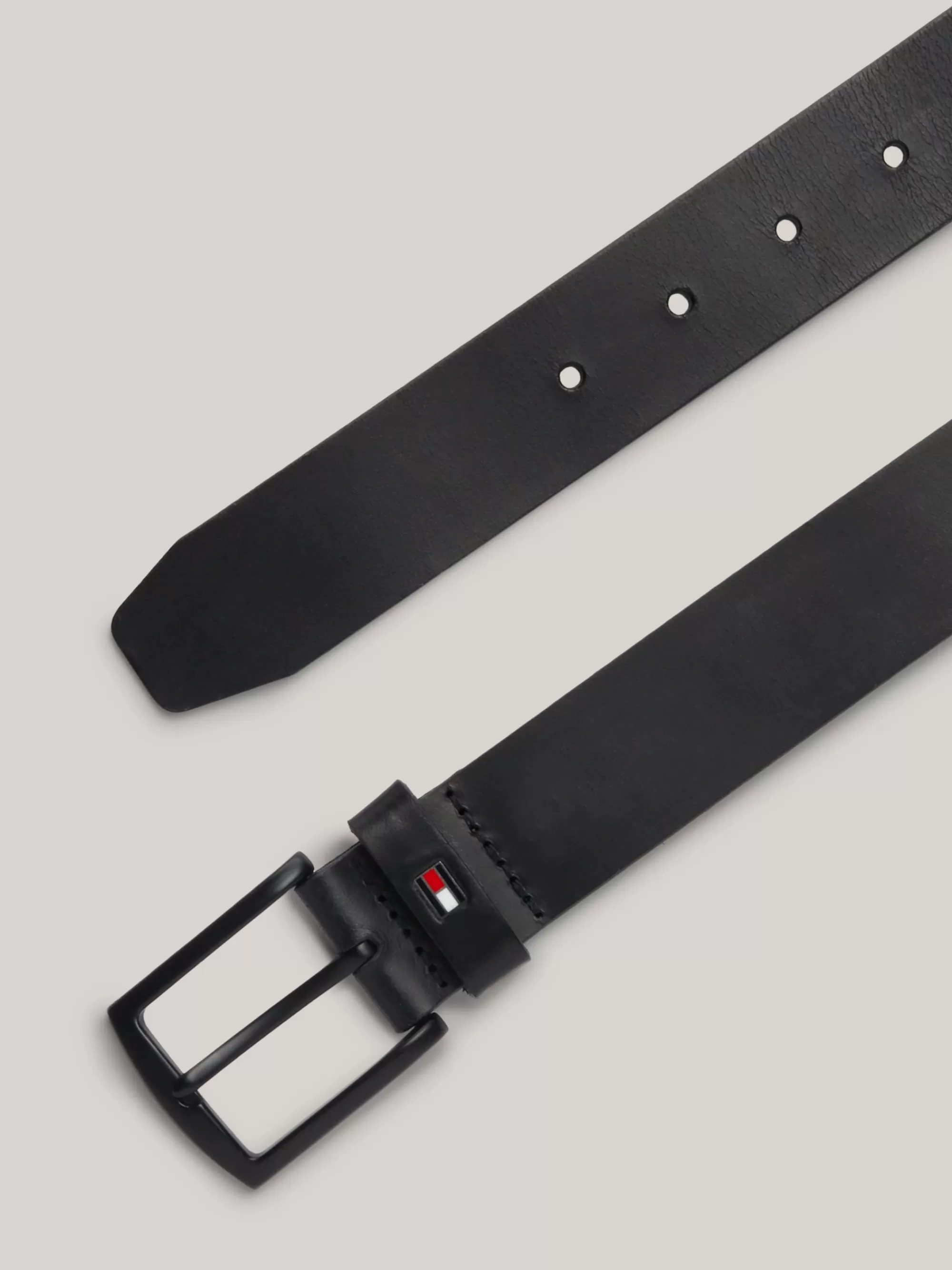 Riemen*Tommy Hilfiger Denton Riem Met Matzwarte Gesp BLACK
