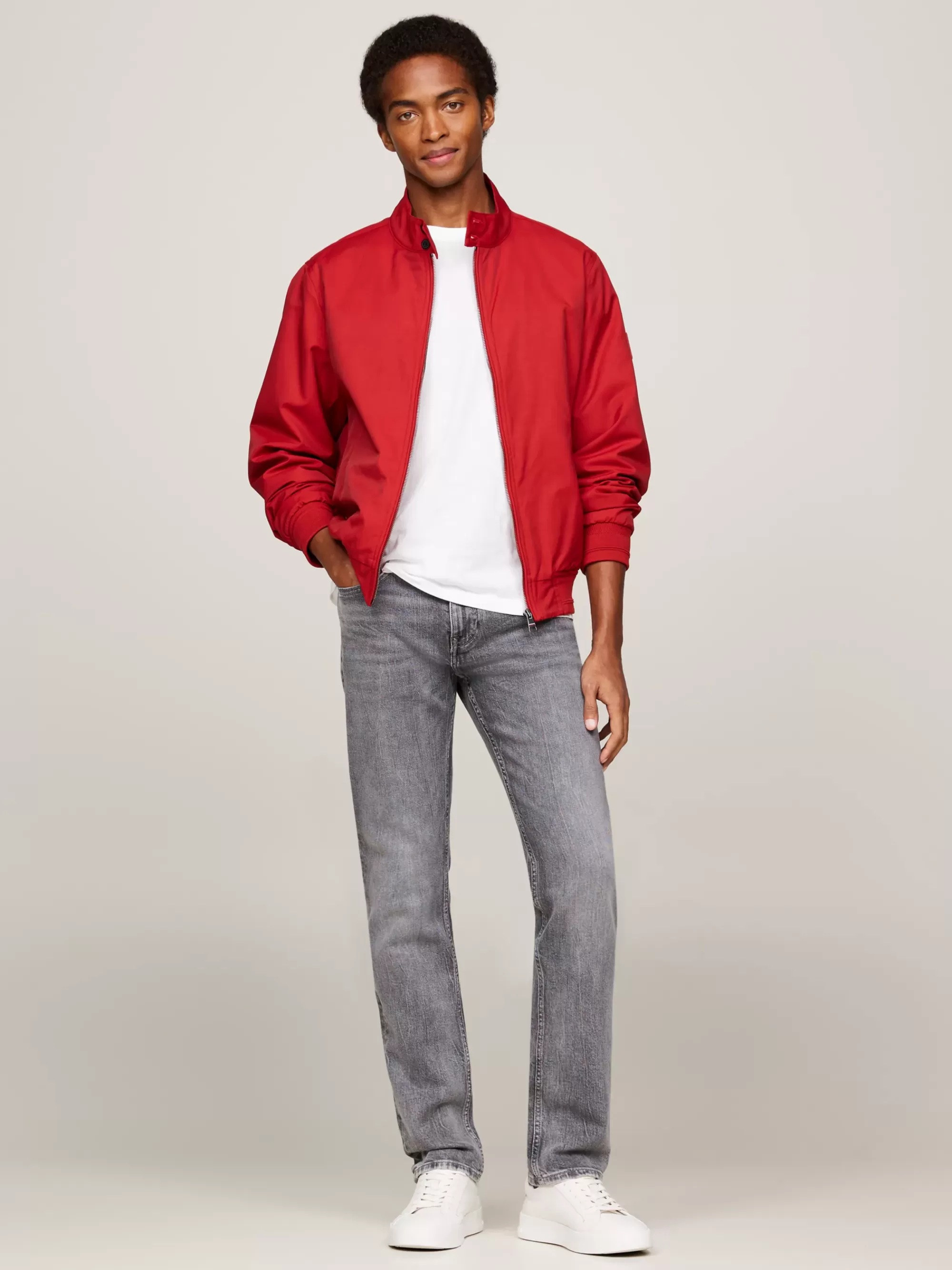 Jeans*Tommy Hilfiger Denton Straight Jeans Met Fading CARVER GREY