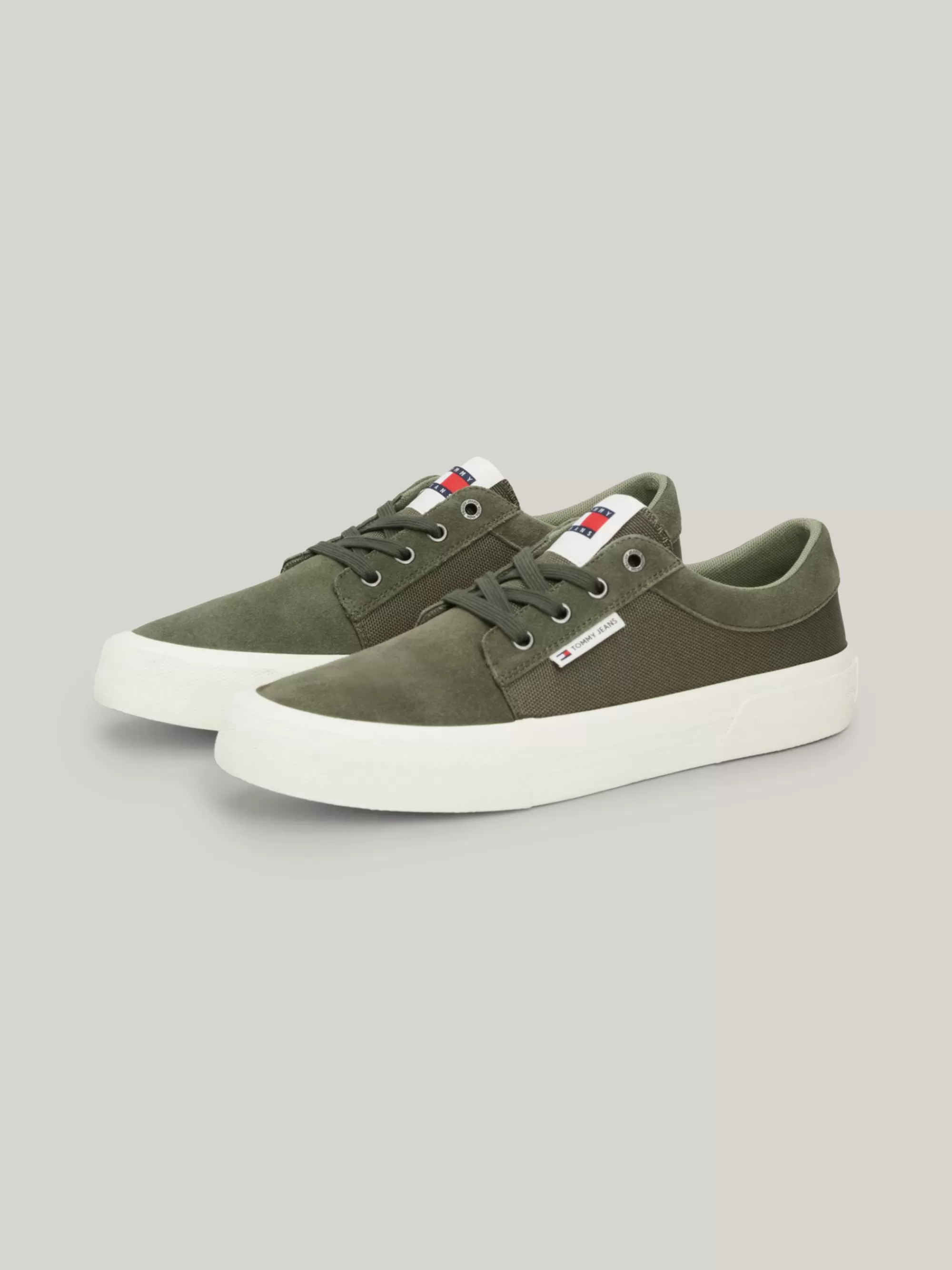 Sneakers*Tommy Hilfiger Derby Suède Skatesneaker PEWTER GREEN