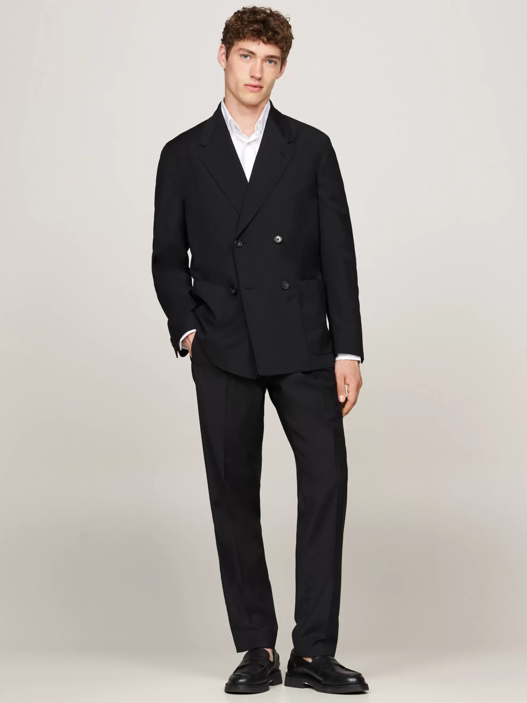 Pakken & Tailored*Tommy Hilfiger Double-breasted Blazer BLACK