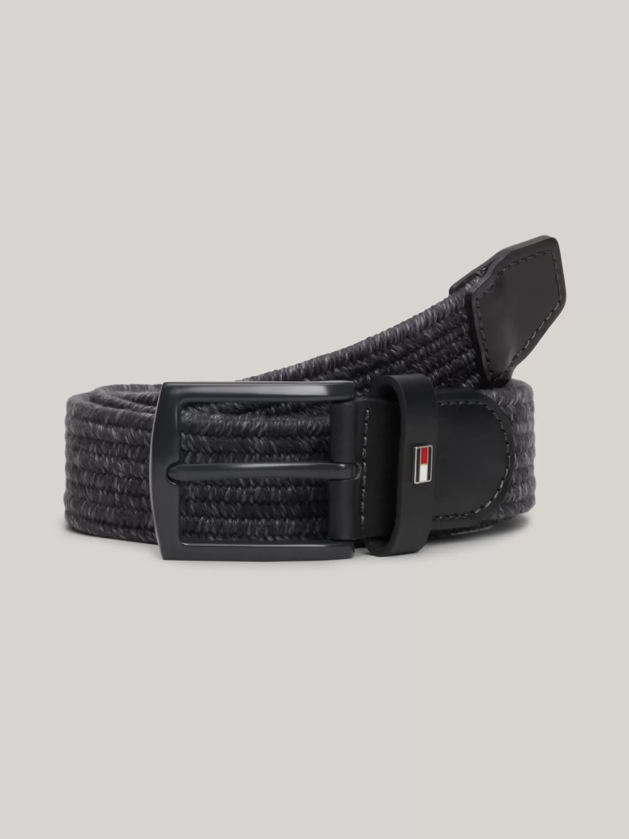 Riemen*Tommy Hilfiger Elastische Gevlochten Riem MEDIUM GREY / SHADY STONE
