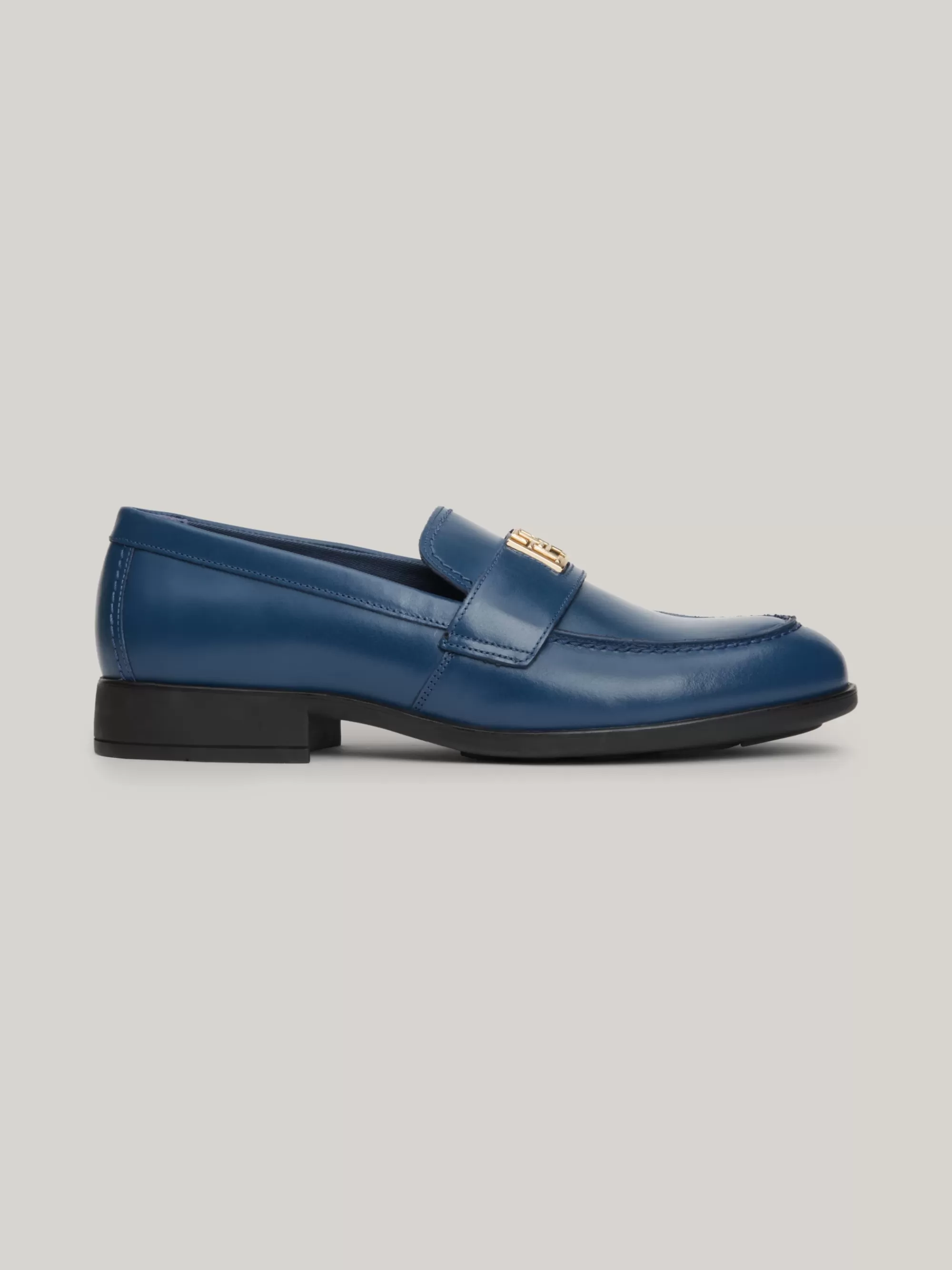 Mocassins & Instappers | Platte Schoenen*Tommy Hilfiger Elevated Leren Loafer FOSSIL BLUE