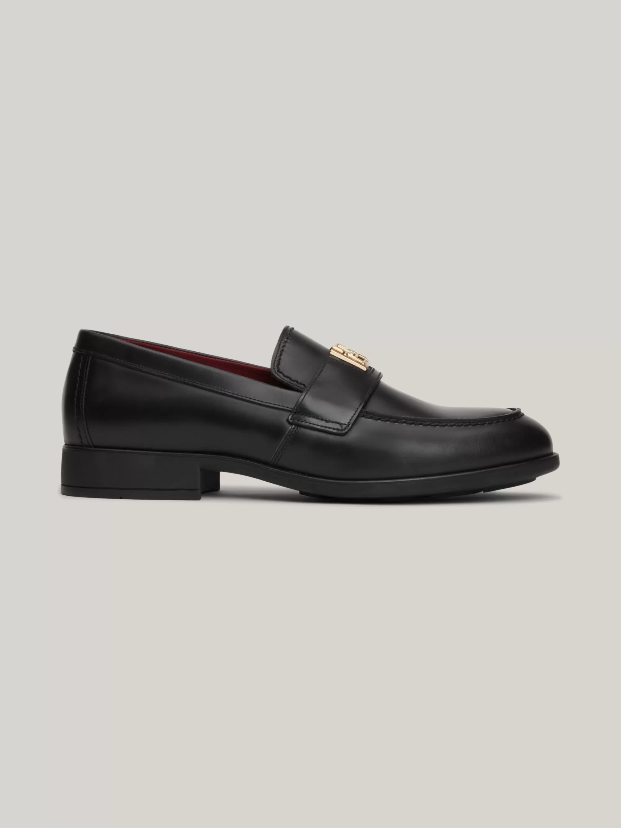 Mocassins & Instappers | Platte Schoenen*Tommy Hilfiger Elevated Leren Loafer BLACK