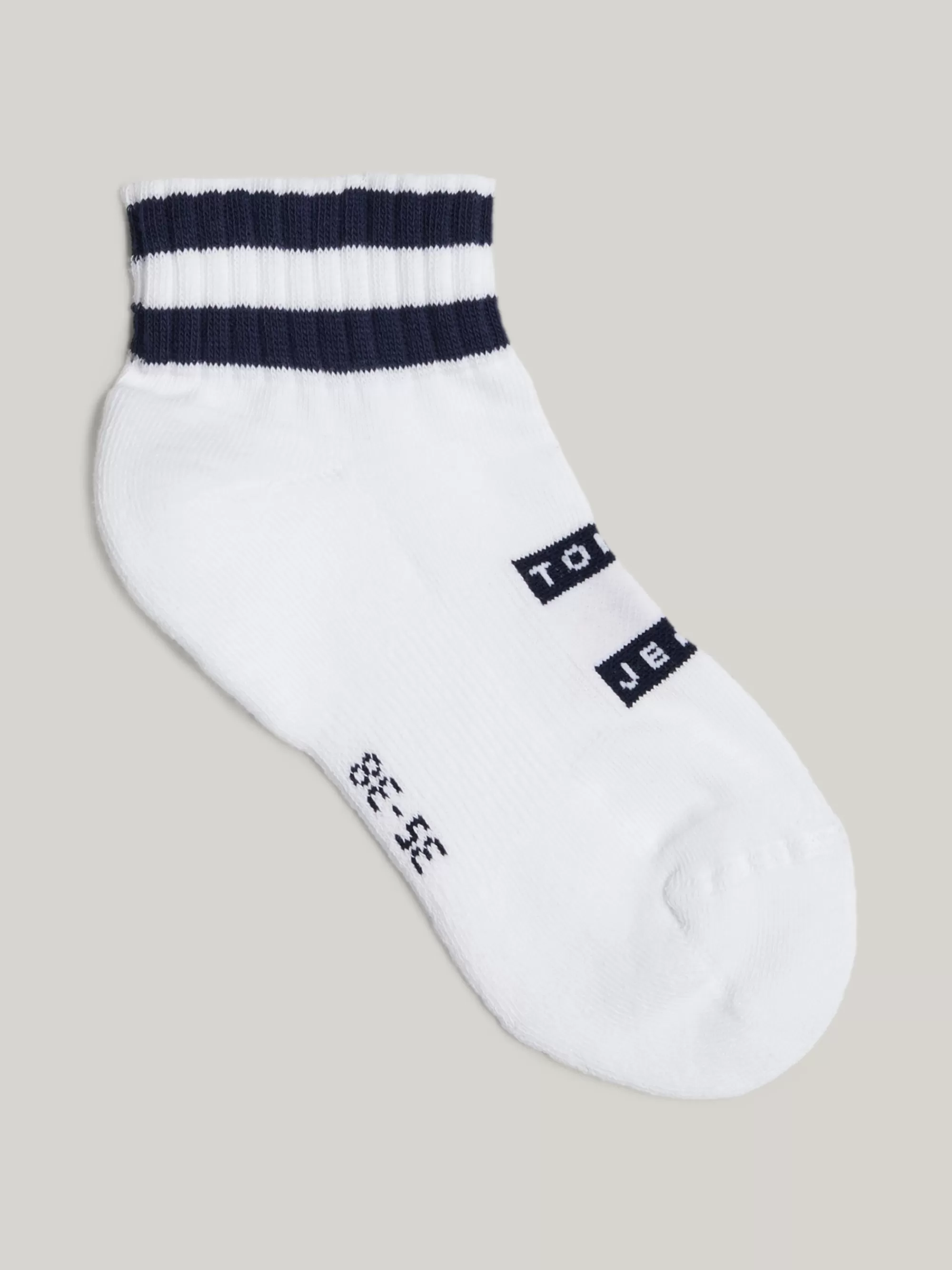 Ondergoed & Sokken | Underwear & Socks*Tommy Hilfiger Enkelsokken Met Streep WHITE / NAVY