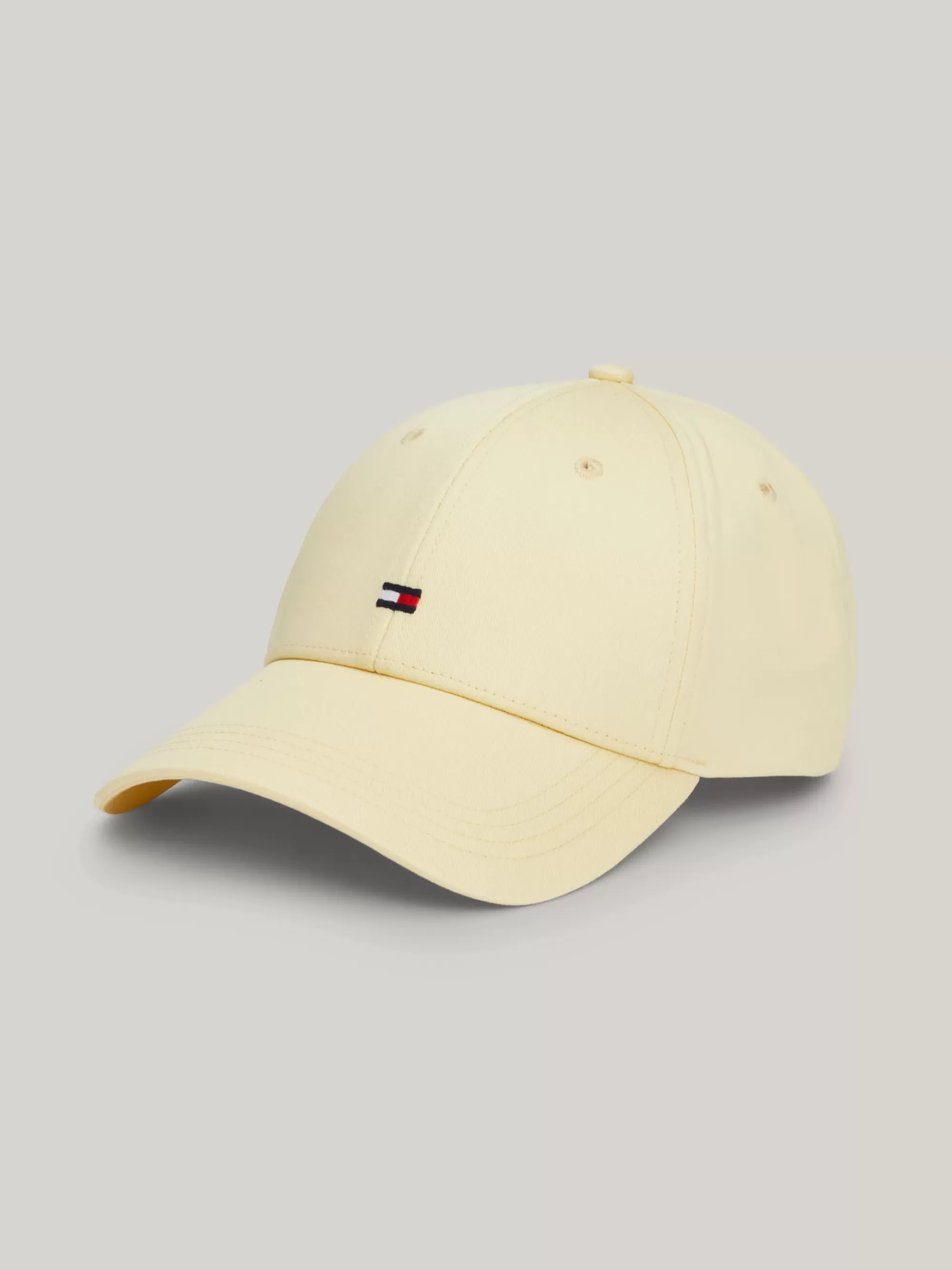 Petten | Mutsen & Sjaals*Tommy Hilfiger Essential Baseballpet Met Geborduurde Vlag LEMON ZEST