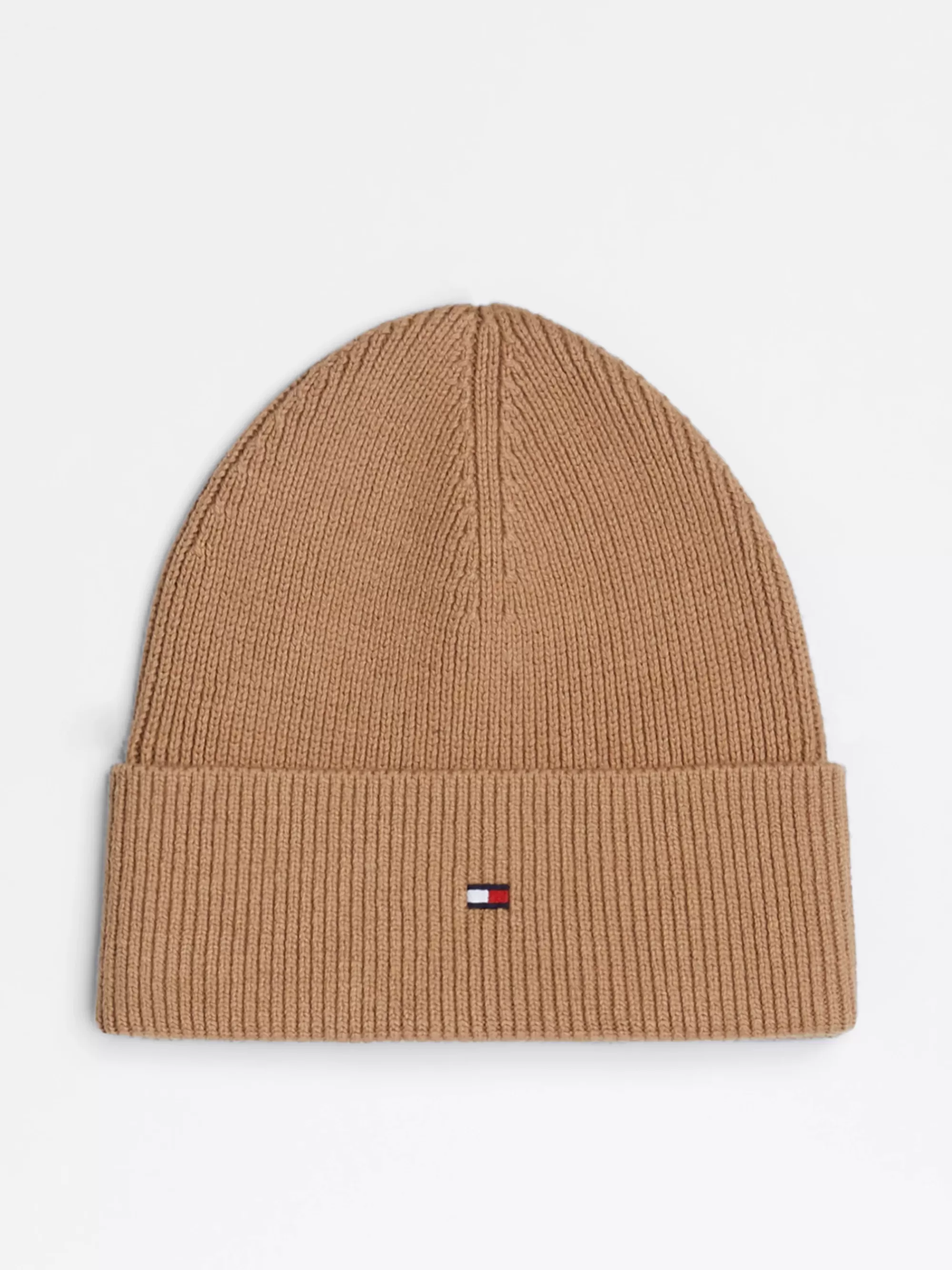 Mutsen | Mutsen & Sjaals*Tommy Hilfiger Essential Beanie Met Kasjmier En Vlag CAMEL