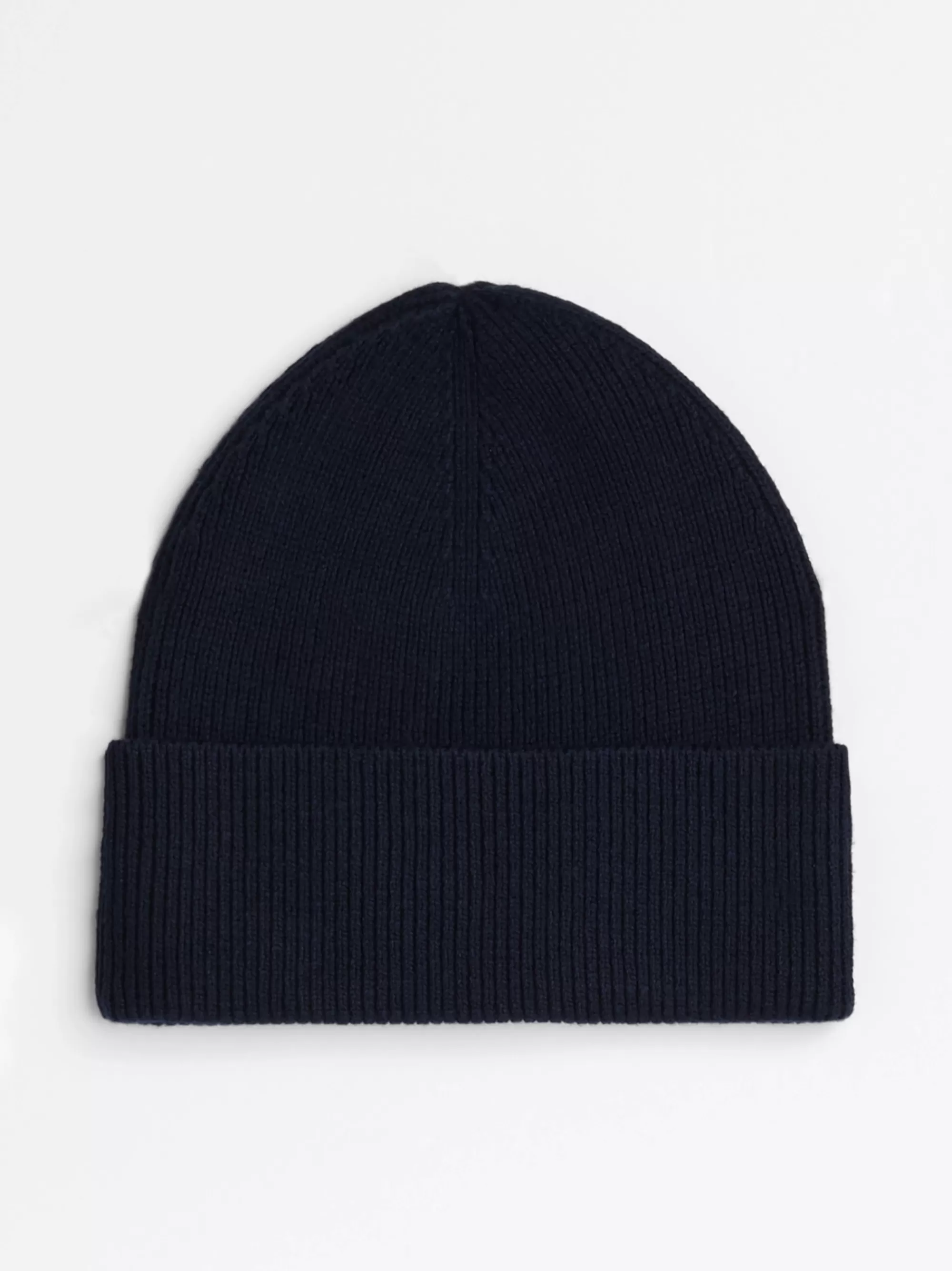 Mutsen | Mutsen & Sjaals*Tommy Hilfiger Essential Beanie Met Kasjmier En Vlag SPACE BLUE