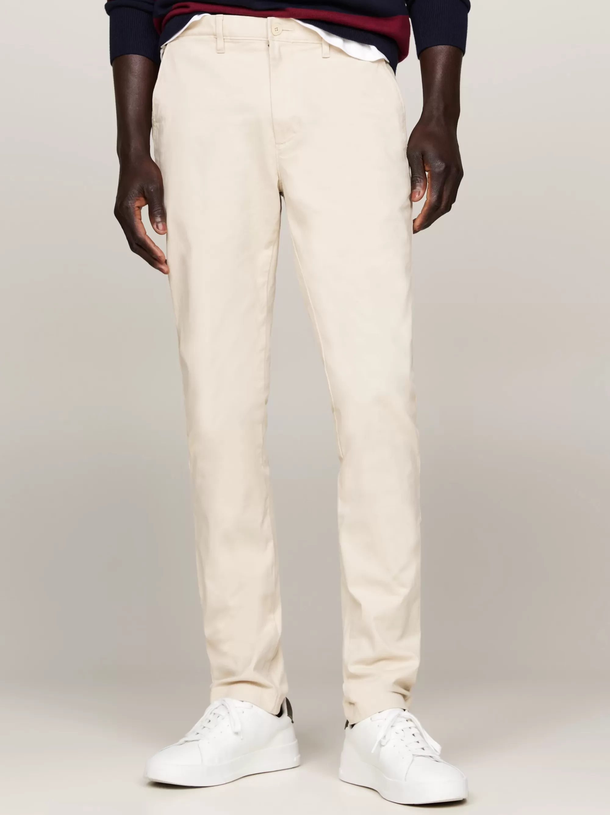 Broeken*Tommy Hilfiger Essential Bleecker Slim Chino CLASSIC BEIGE