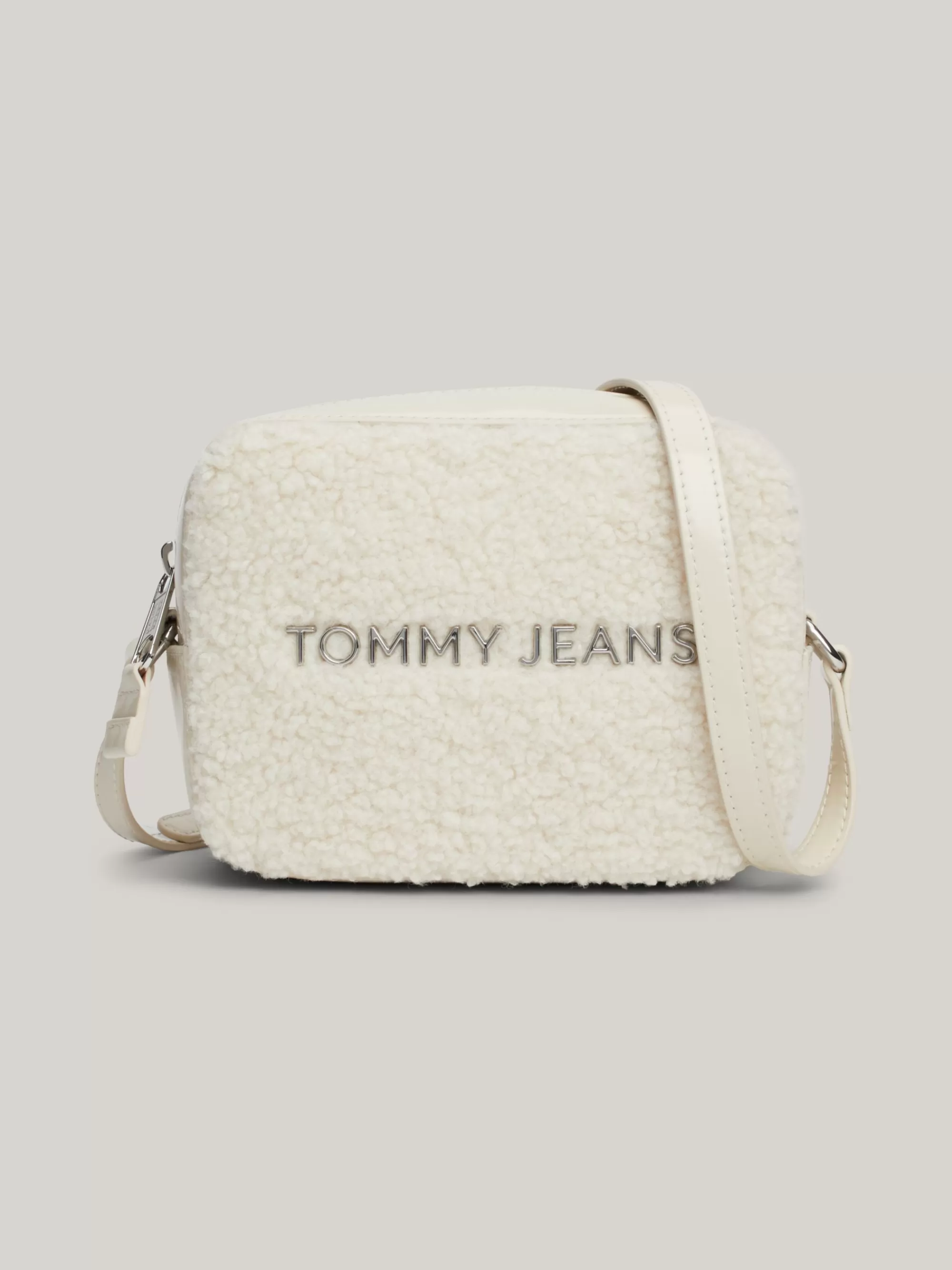 Crossbodytassen*Tommy Hilfiger Essential Cameratas Van Sherpa-fleece NEWSPRINT