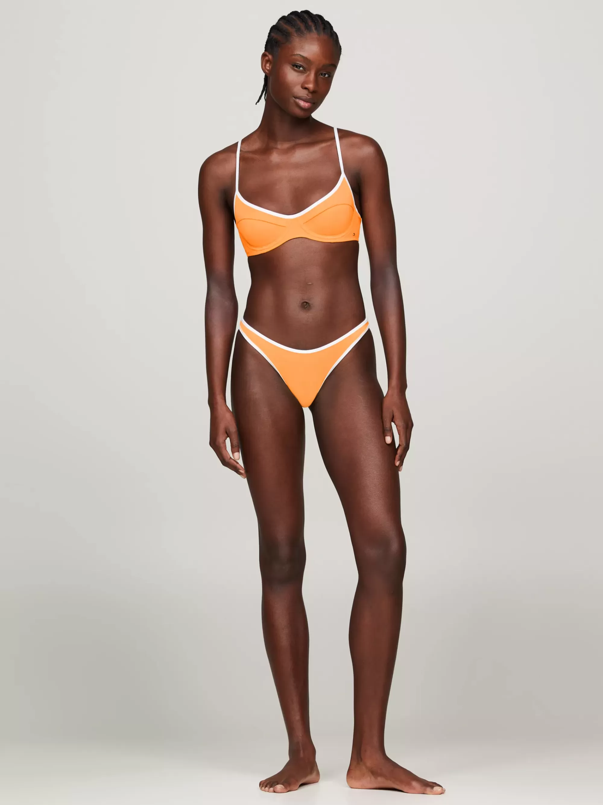 Swimwear*Tommy Hilfiger Essential Cheeky High Leg Bikinibroekje DAYLIGHT ORANGE