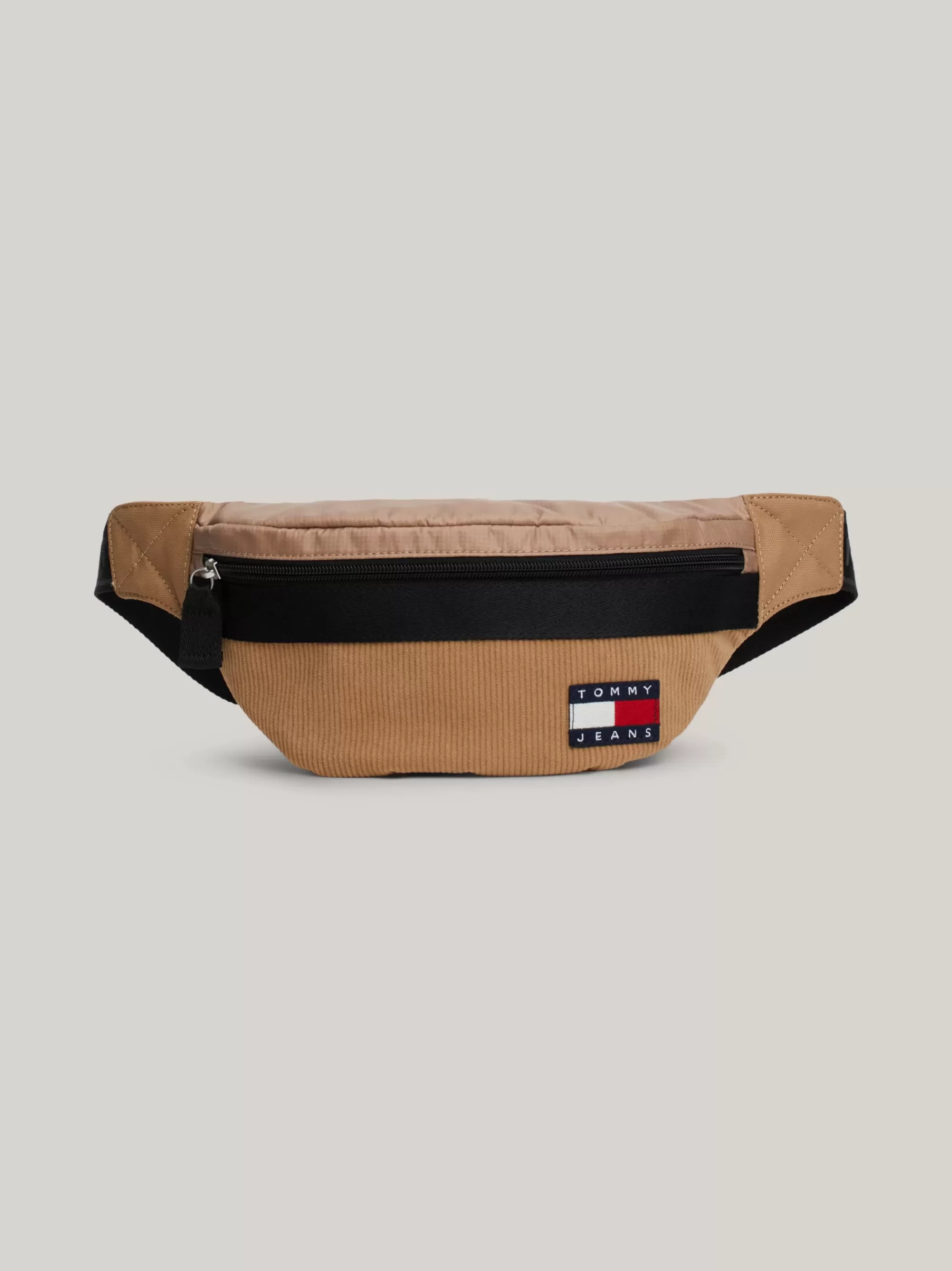 Crossbodytassen*Tommy Hilfiger Essential Corduroy Heuptas Met Logo TAWNY SAND