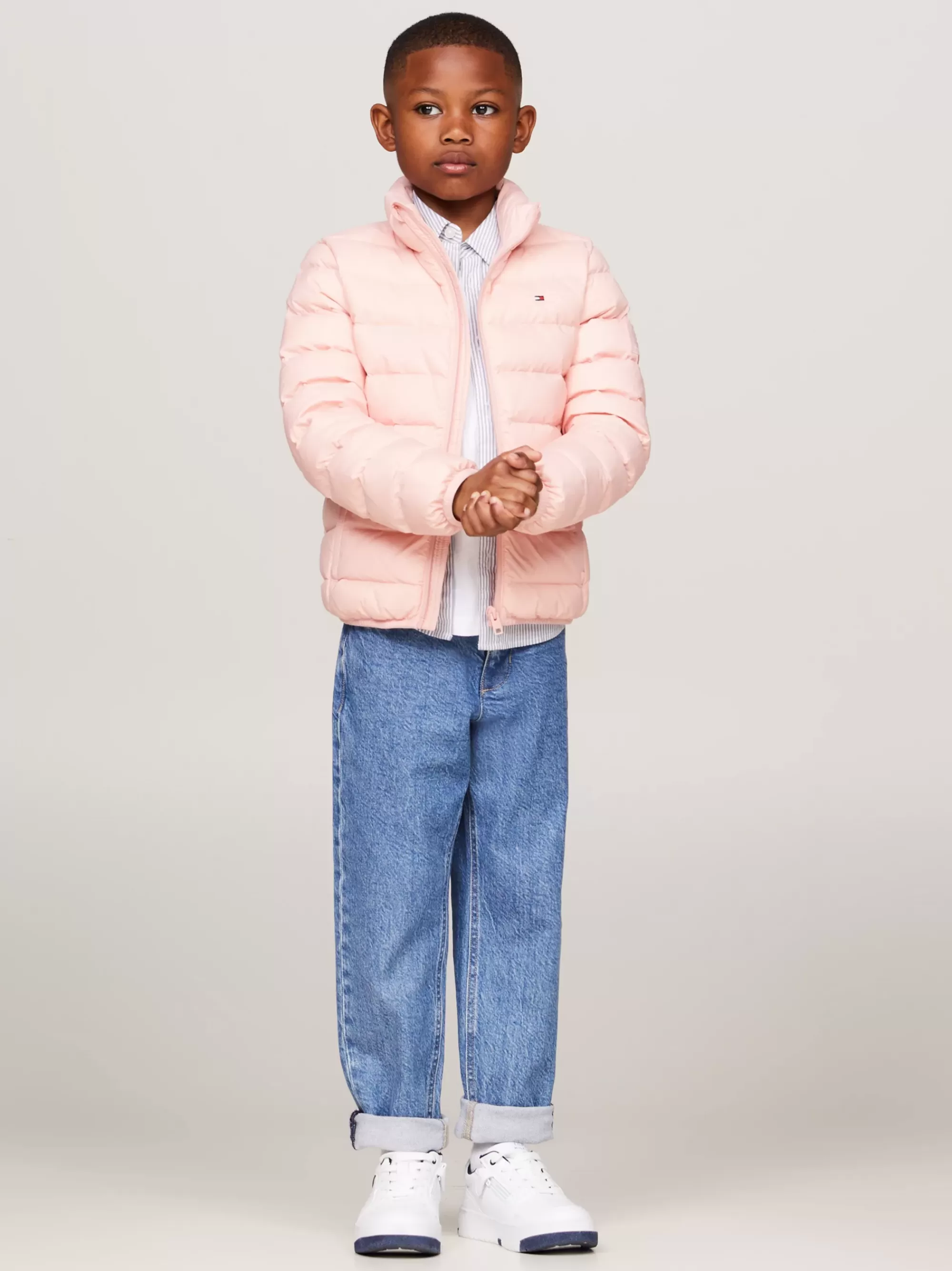 Jassen & Jacks | Jassen*Tommy Hilfiger Essential Fitted Donsjack SOFT ROSE