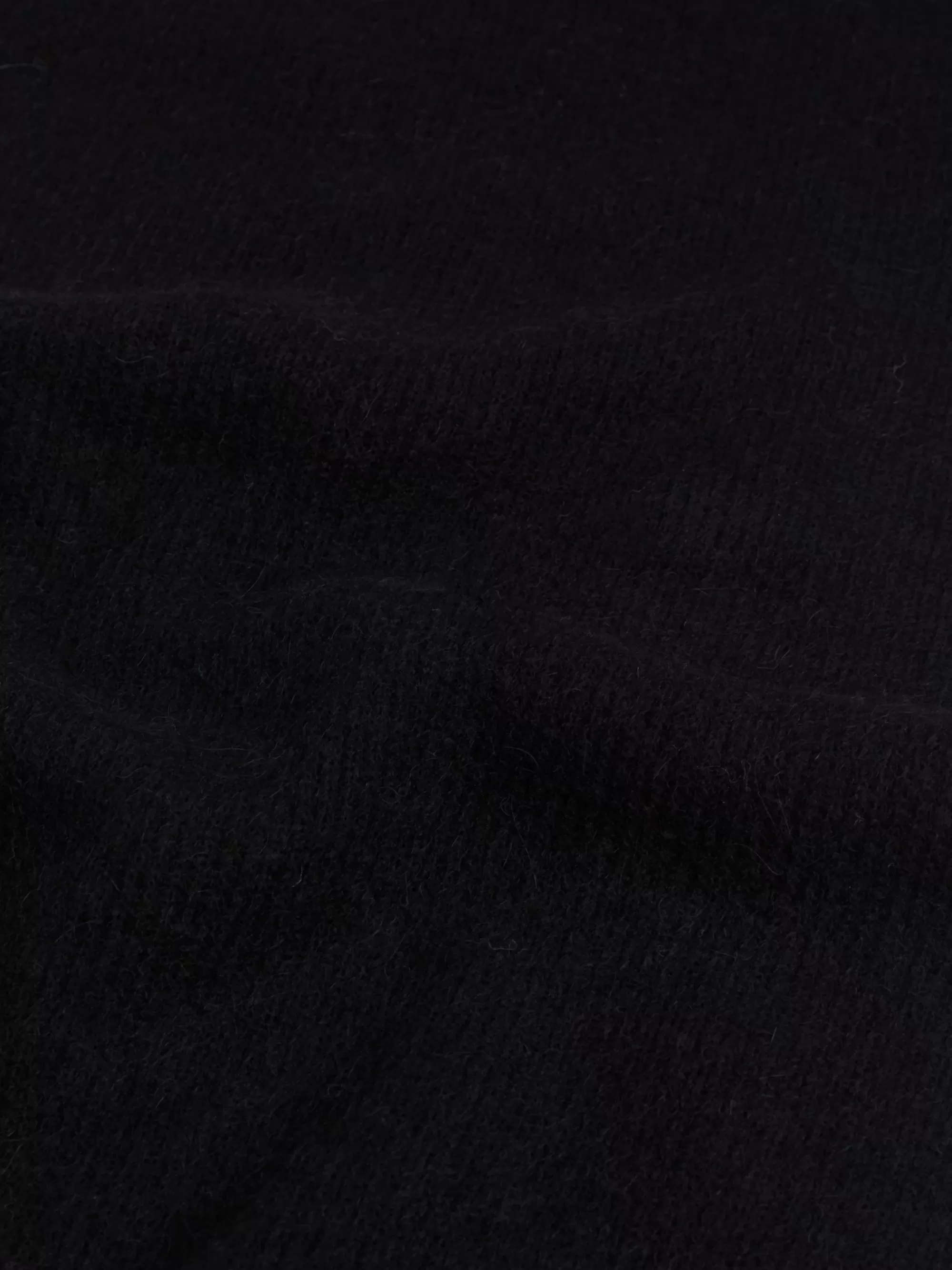 Sjaals | Sjaals*Tommy Hilfiger Essential Fuzzy Sjaal Met Vlag BLACK