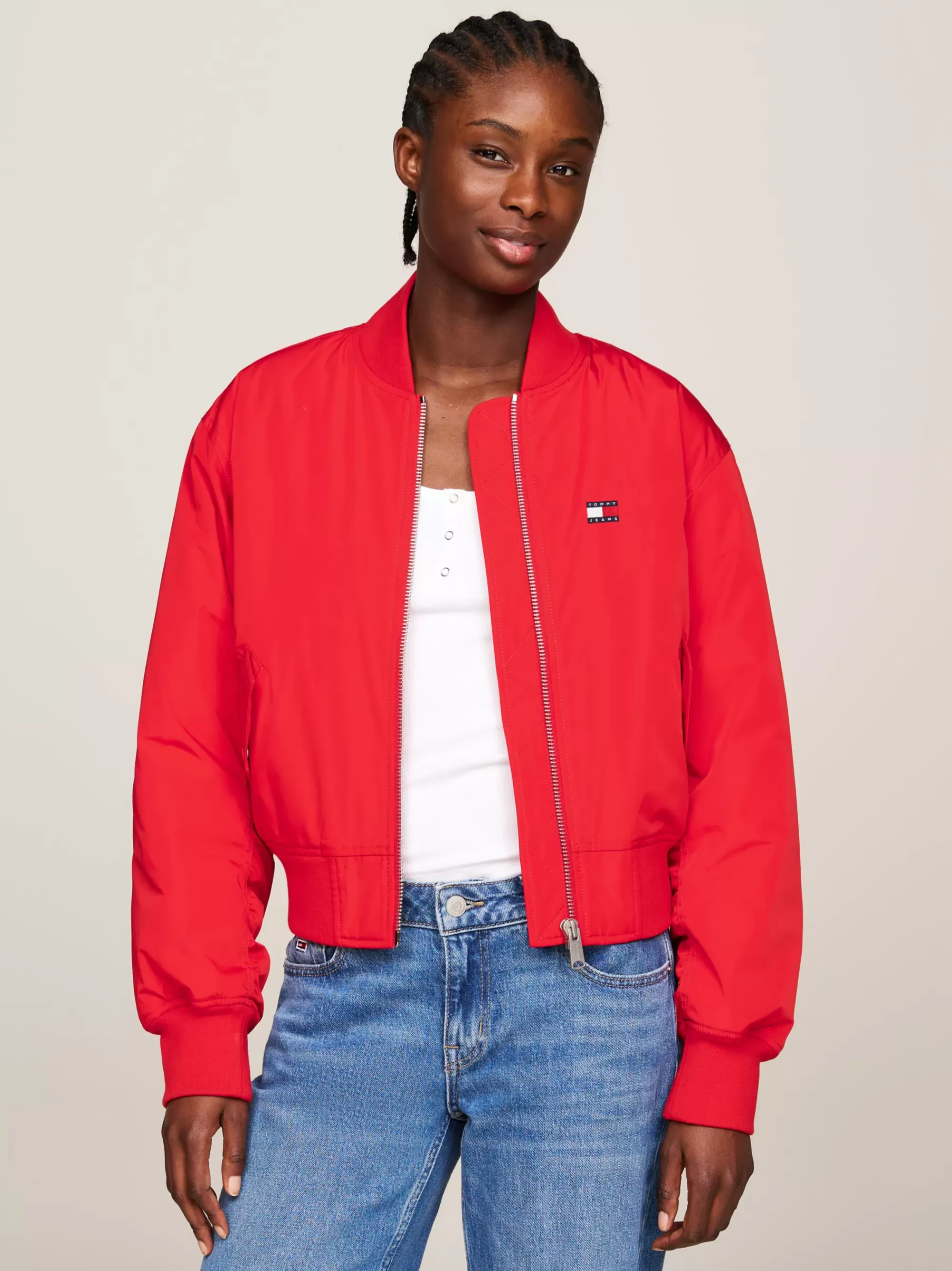 Curve Mode & Inclusieve Maten | Jassen & Jacks*Tommy Hilfiger Essential Gewatteerd Bomberjack DEEP CRIMSON