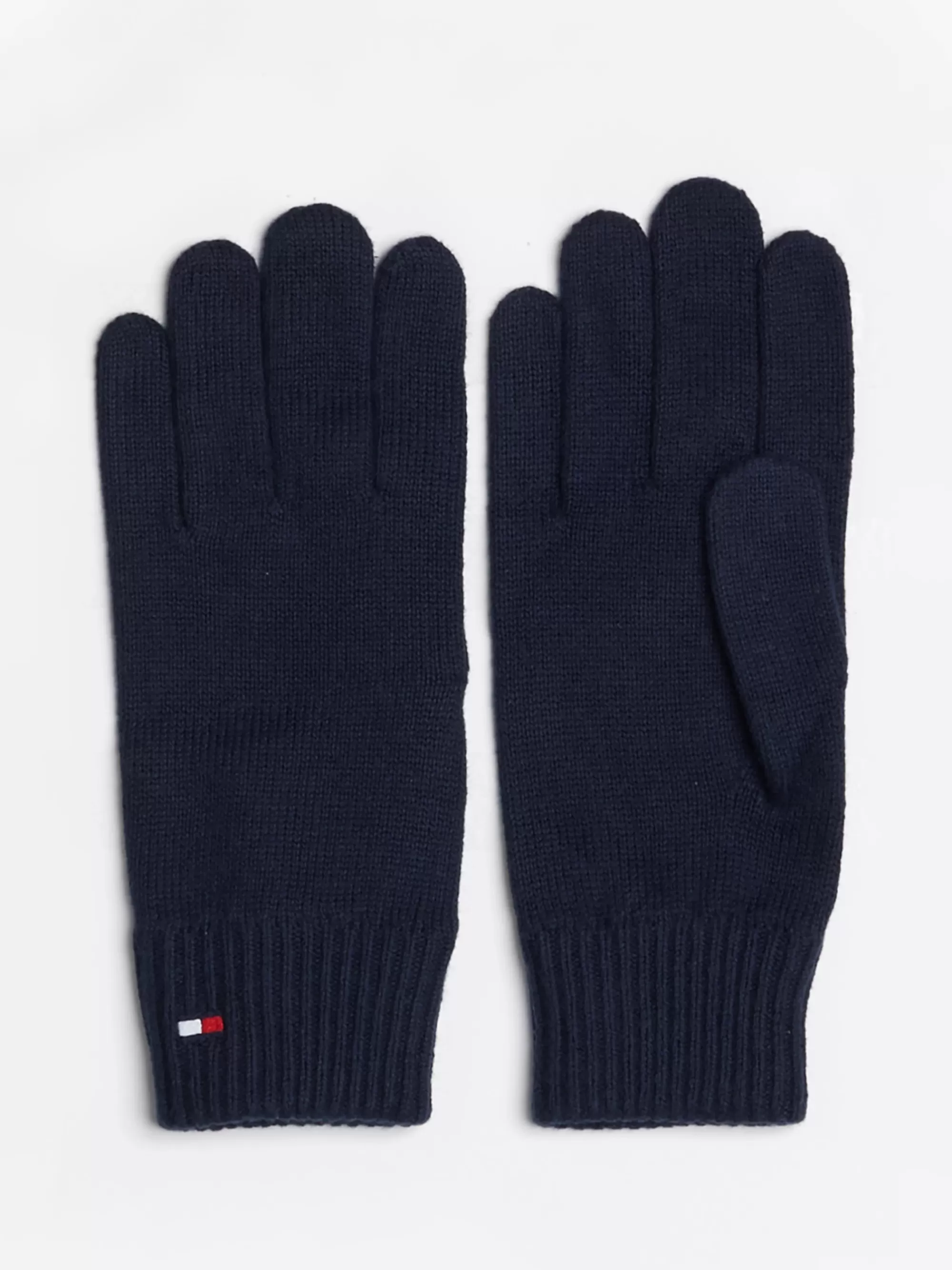 Handschoenen | Mutsen & Sjaals*Tommy Hilfiger Essential Handschoenen Met Kasjmier En Vlag SPACE BLUE