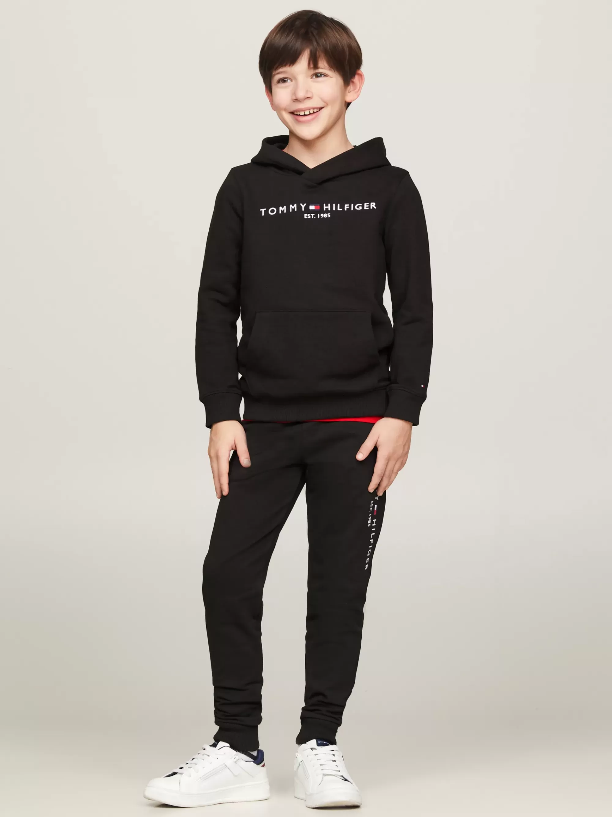 Sweatshirts & Hoodies | Sweatshirts & Hoodies*Tommy Hilfiger Essential Hoodie Van Puur Katoen BLACK