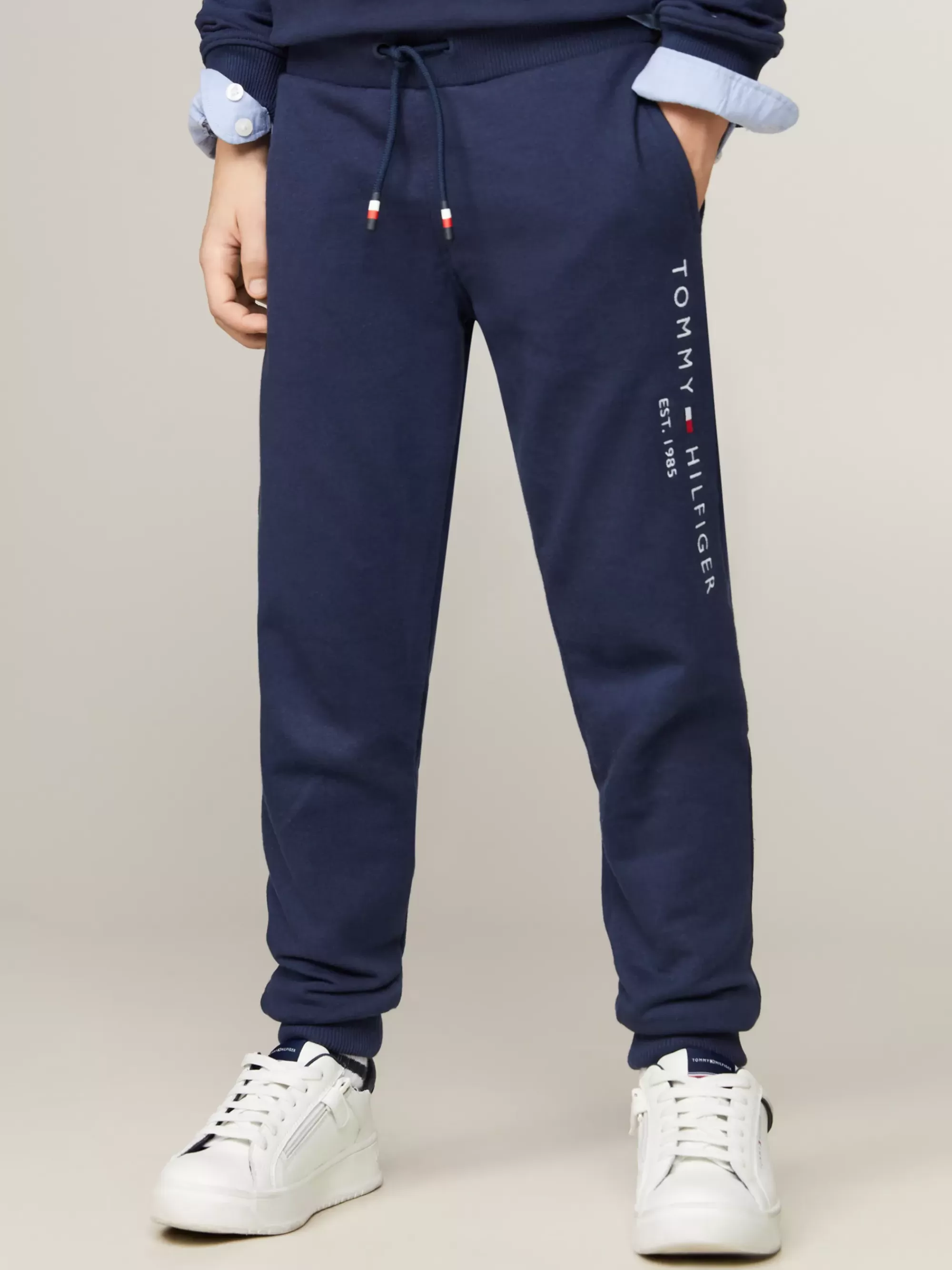 Broeken & Rokken | Broeken & Korte Broeken*Tommy Hilfiger Essential Jogger Van Puur Katoen TWILIGHT NAVY