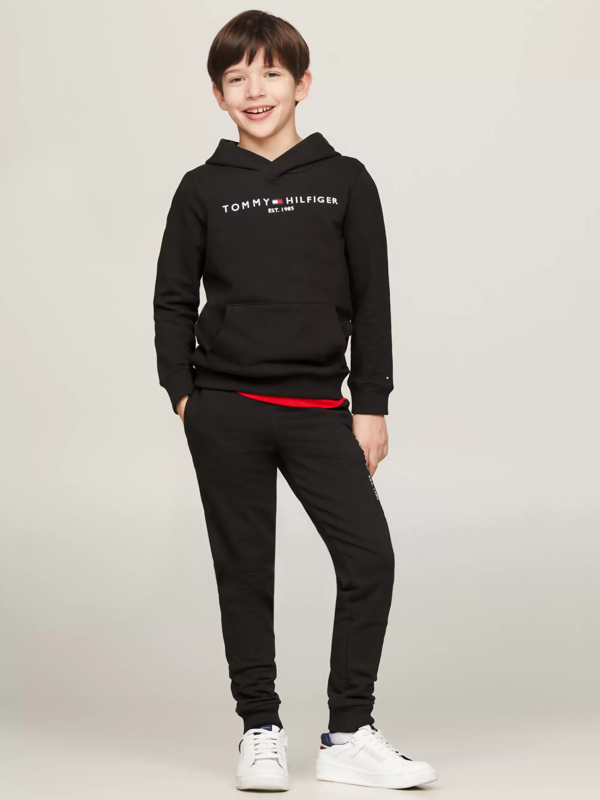 Broeken & Rokken | Broeken & Korte Broeken*Tommy Hilfiger Essential Jogger Van Puur Katoen BLACK