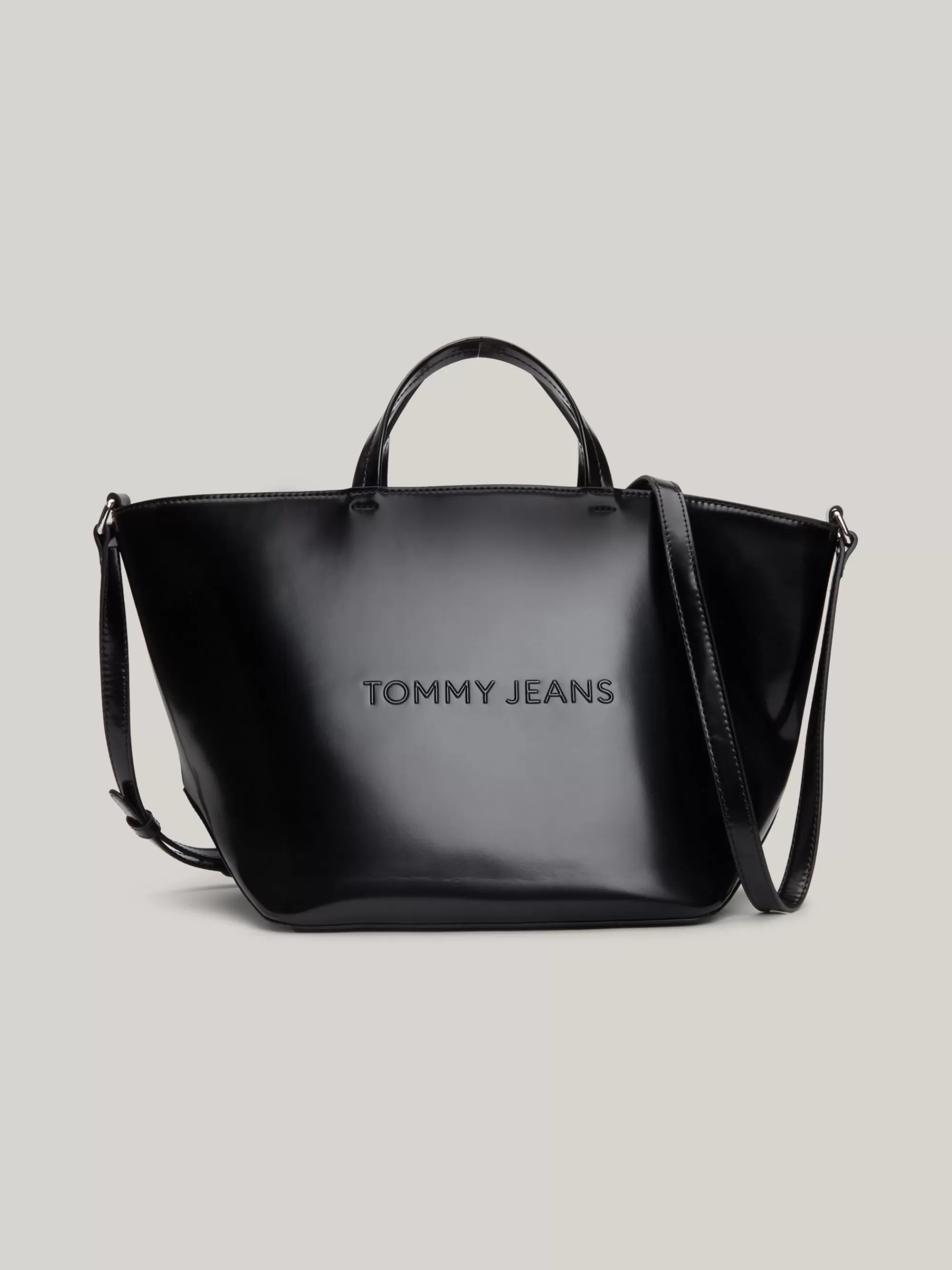 Shoppers*Tommy Hilfiger Essential Kleine Shopper Met Reliëflogo BLACK