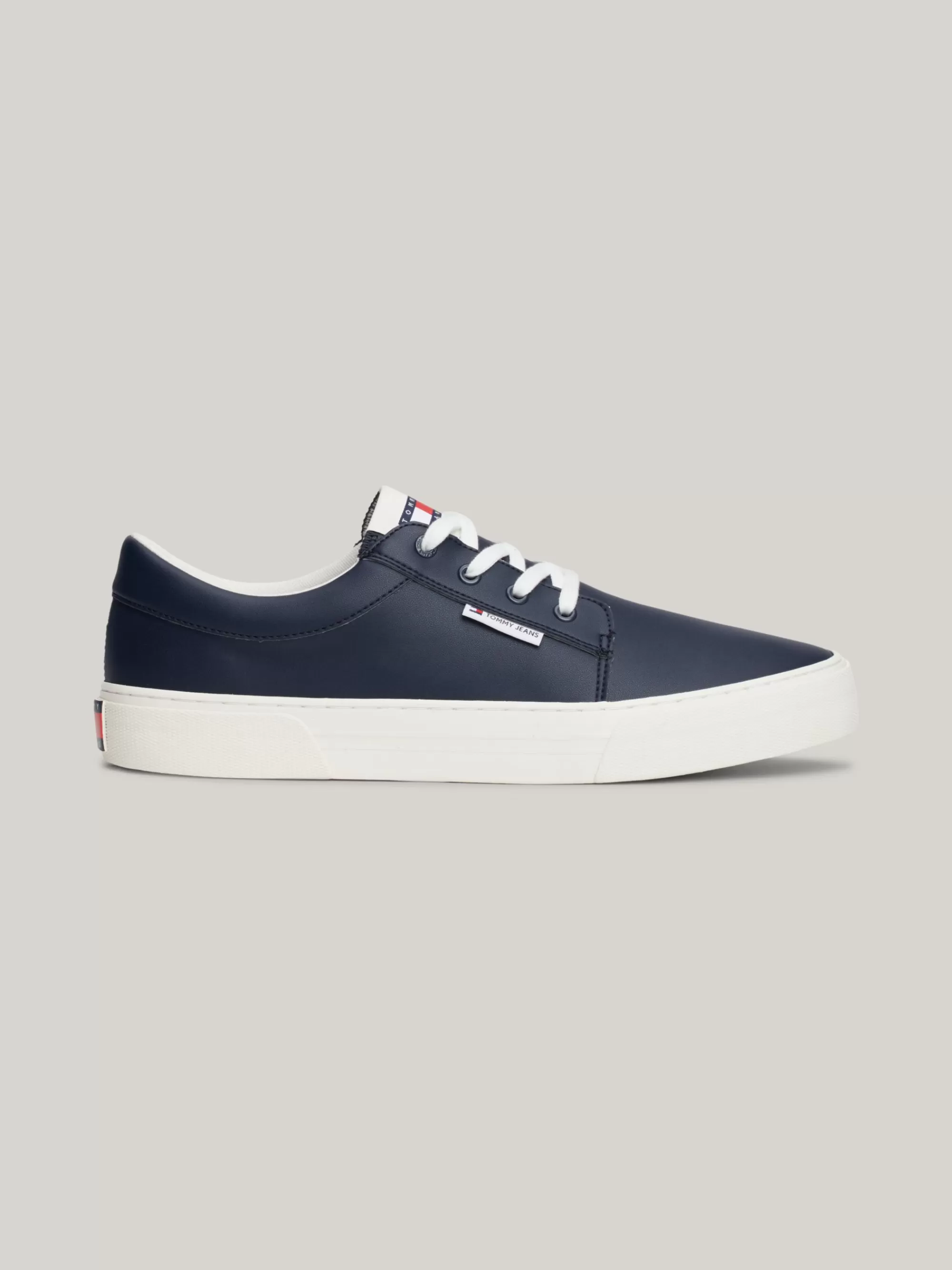 Sneakers*Tommy Hilfiger Essential Leren Skate-platformsneaker DARK NIGHT NAVY
