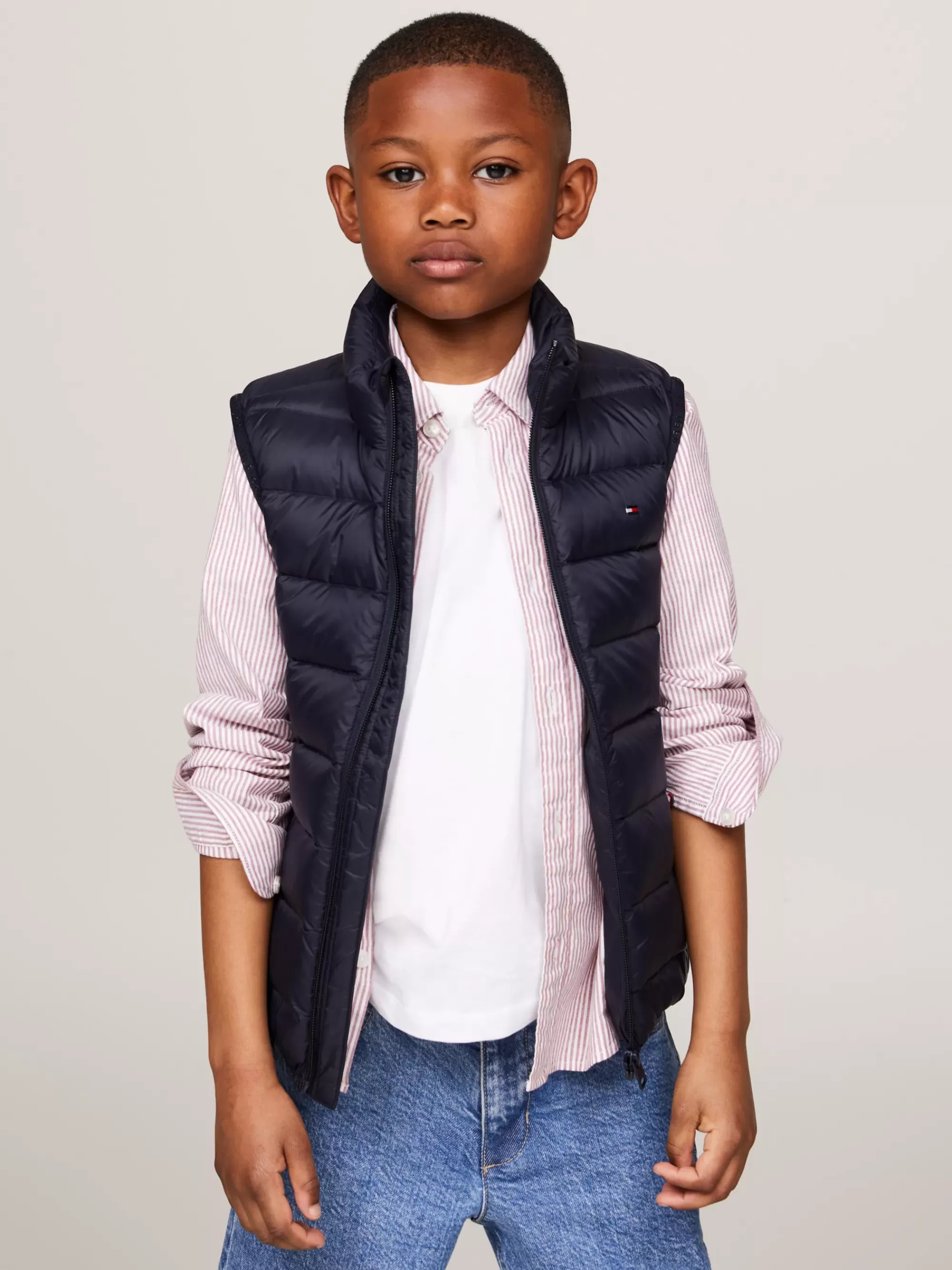 Jassen & Jacks | Jassen*Tommy Hilfiger Essential Lichtgewicht Bodywarmer Met Dons DESERT SKY