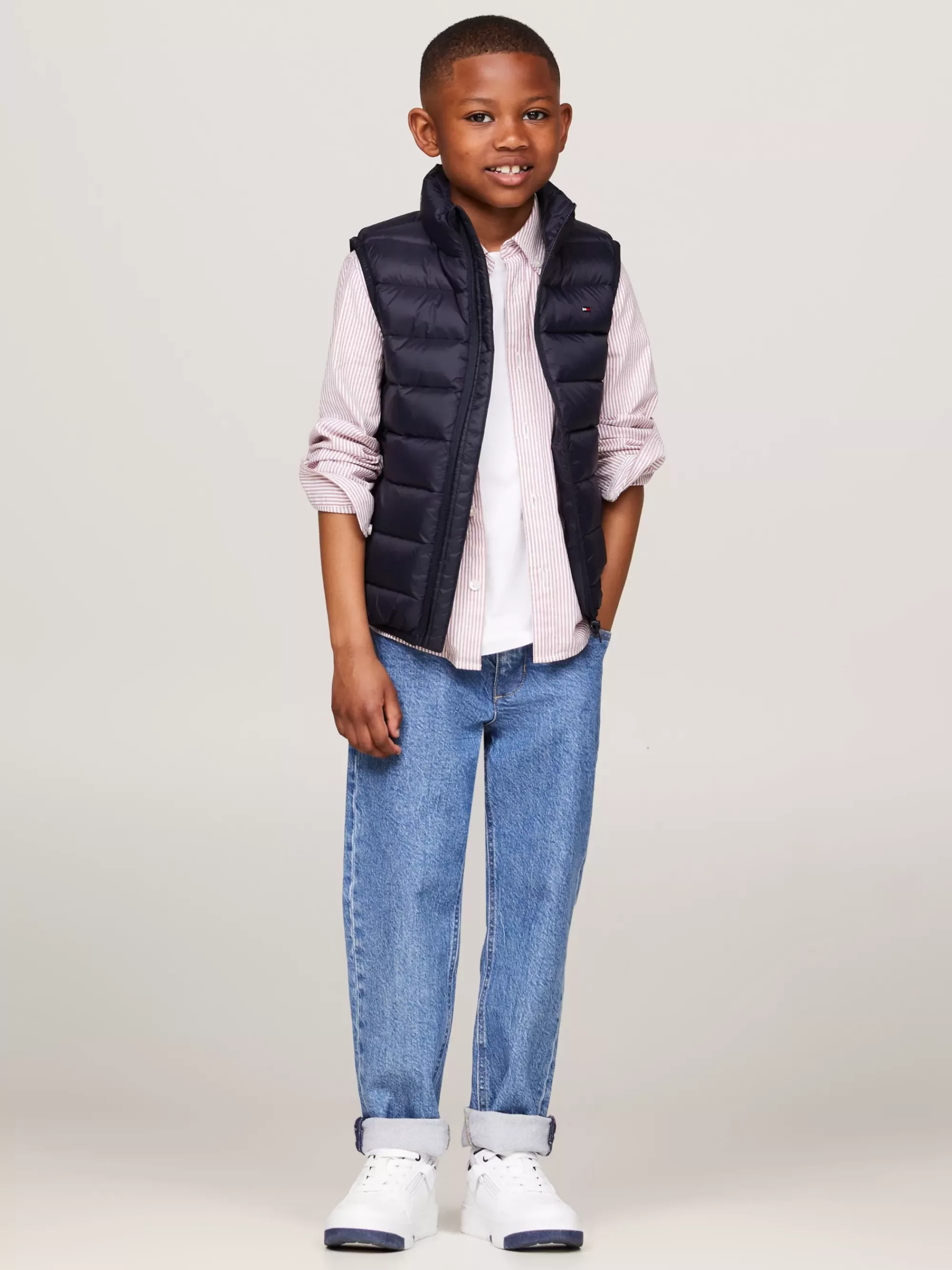 Jassen & Jacks | Jassen*Tommy Hilfiger Essential Lichtgewicht Bodywarmer Met Dons DESERT SKY