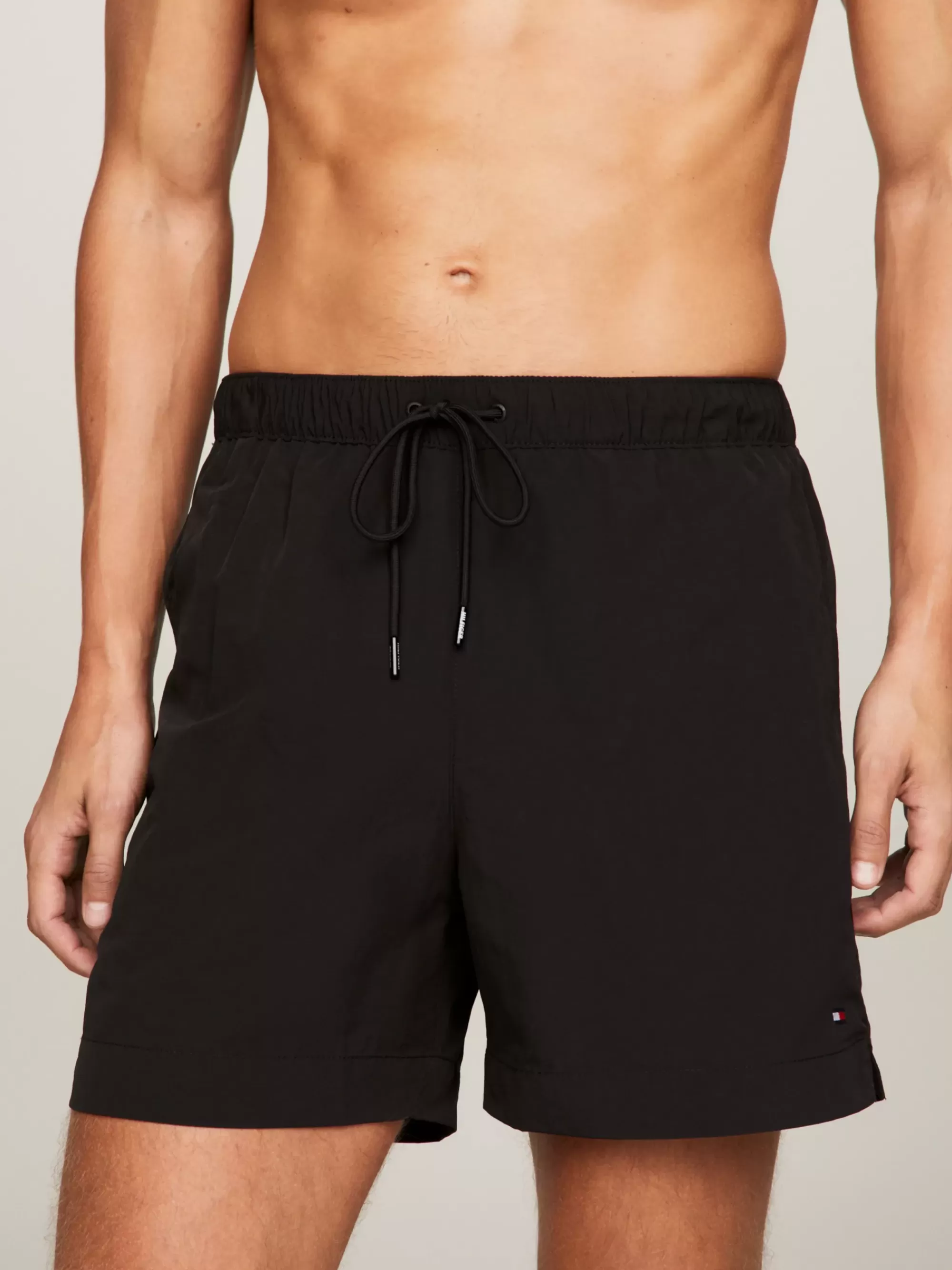 Zwemkleding*Tommy Hilfiger Essential Medium Lange Zwemshort BLACK