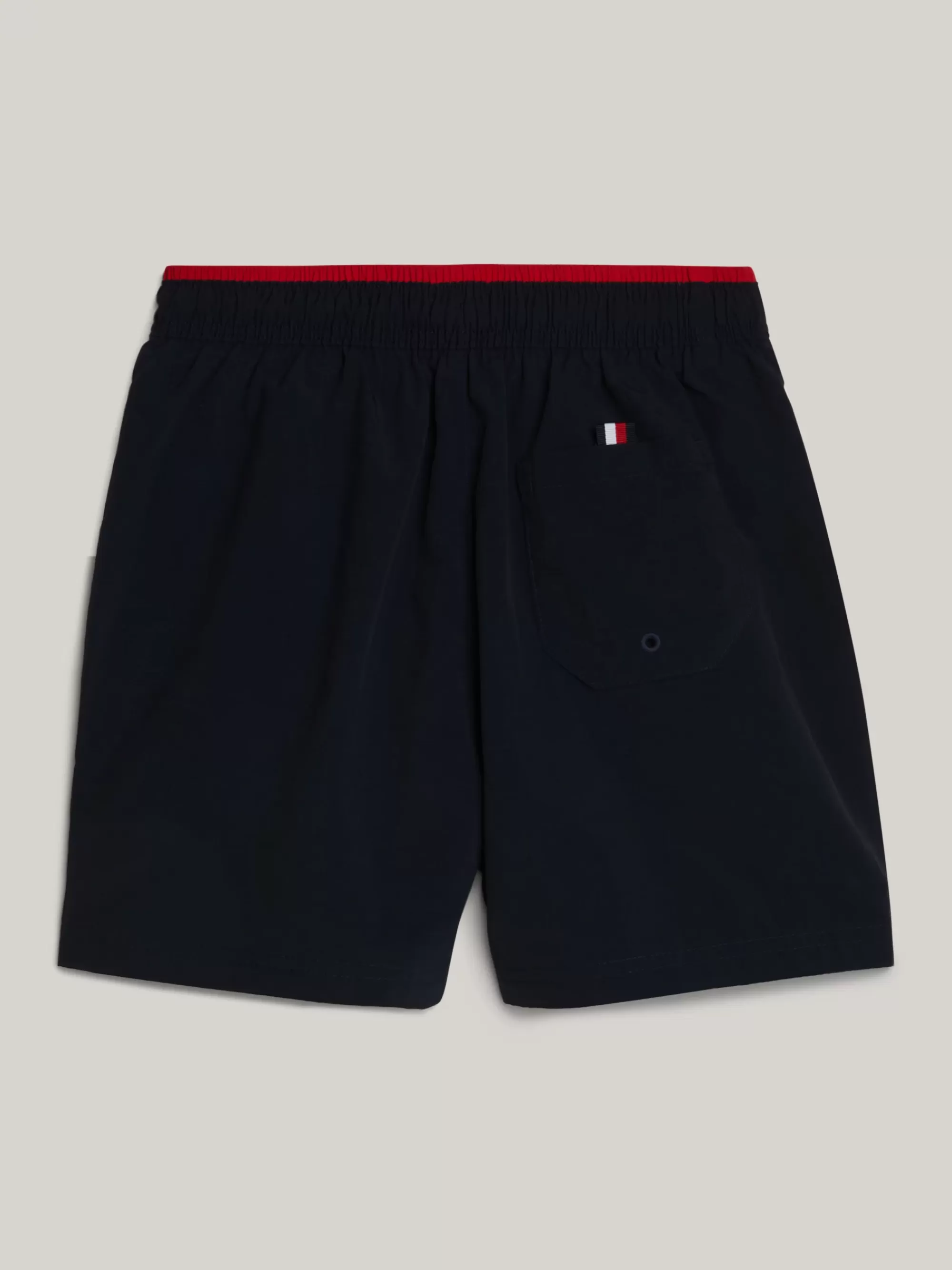 Zwemkleding*Tommy Hilfiger Essential Medium Lange Zwemshort Met Vlag DESERT SKY