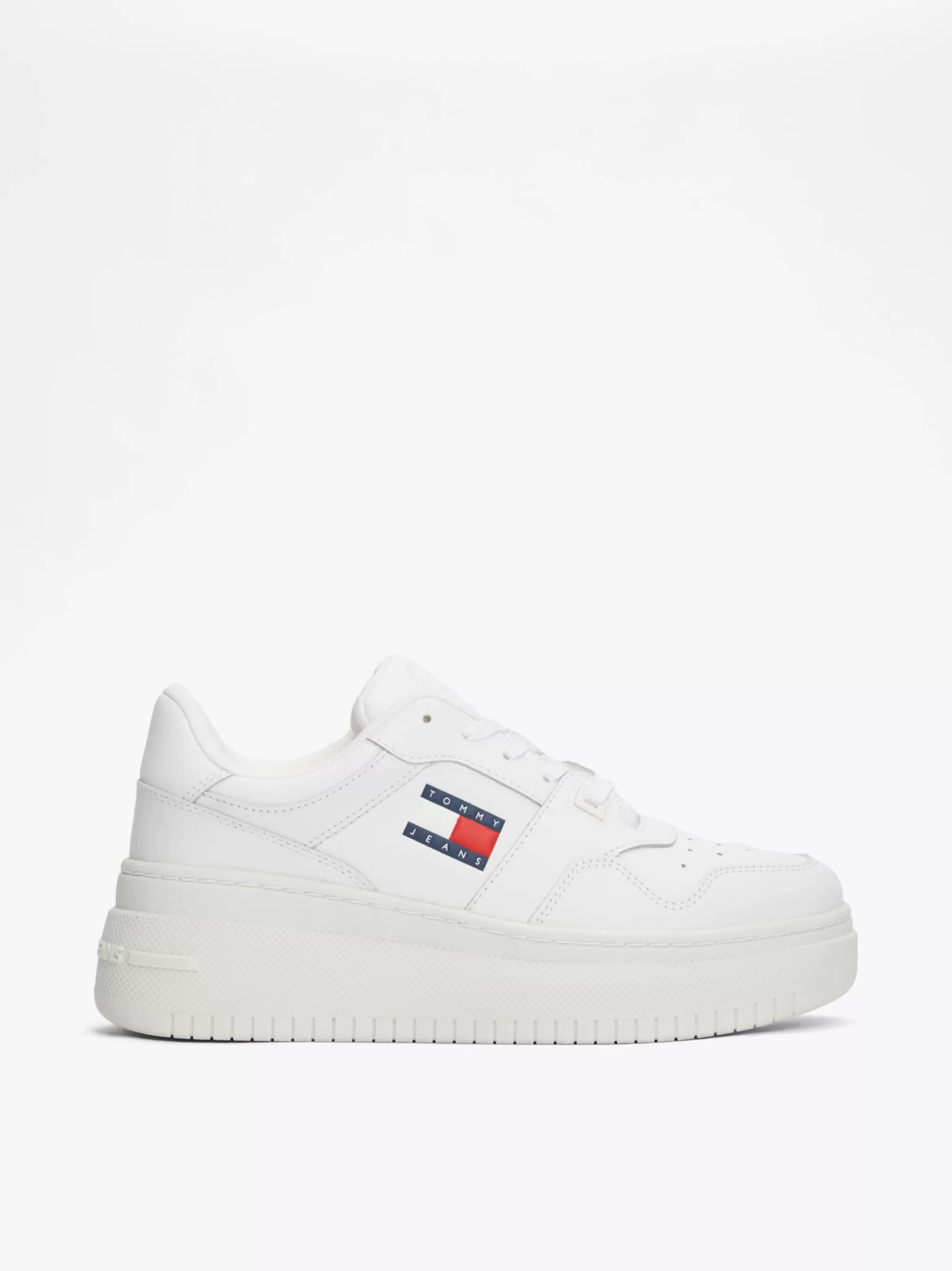 Sneakers*Tommy Hilfiger Essential Platformbasketbalsneaker WHITE