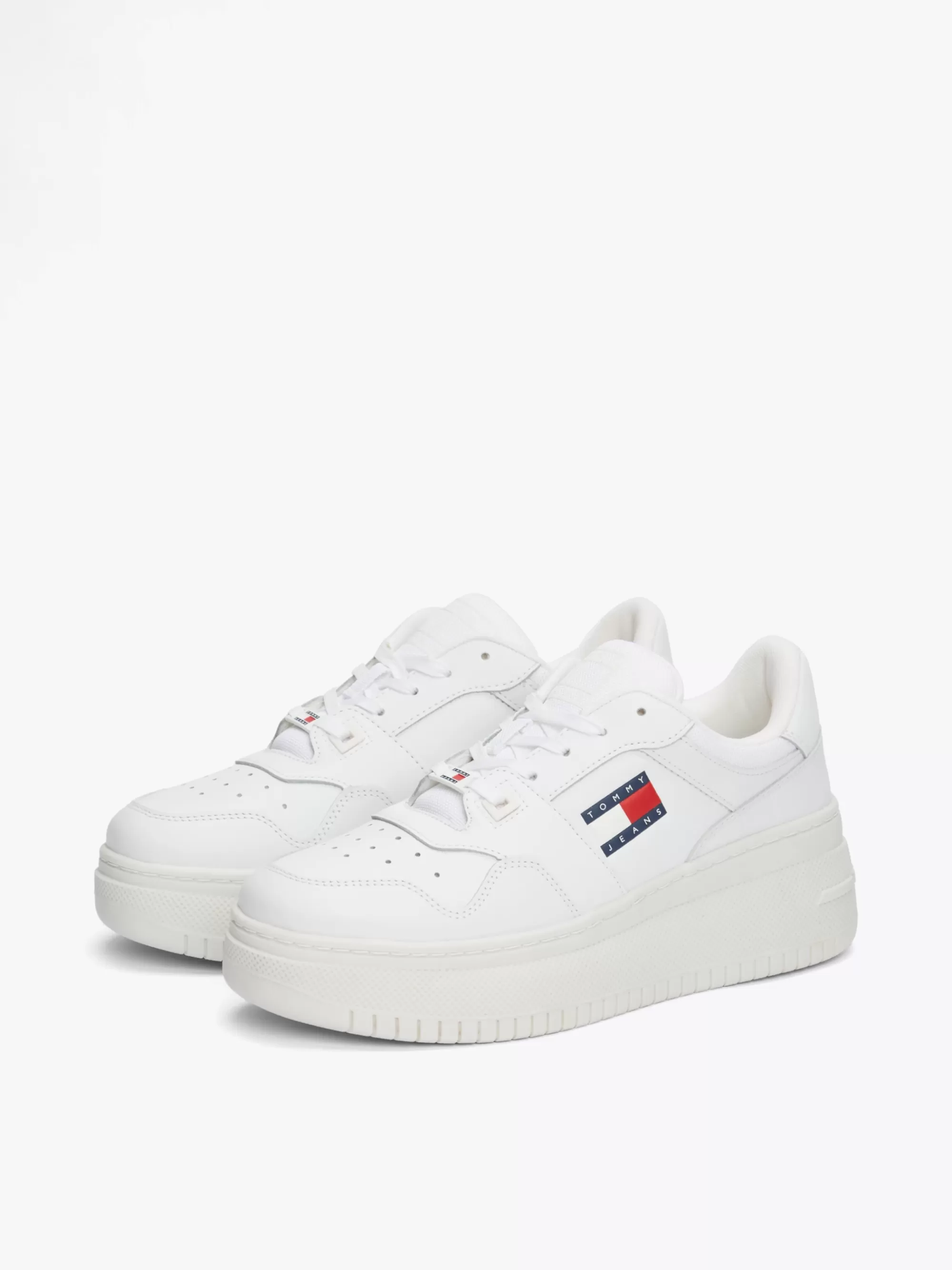 Sneakers*Tommy Hilfiger Essential Platformbasketbalsneaker WHITE