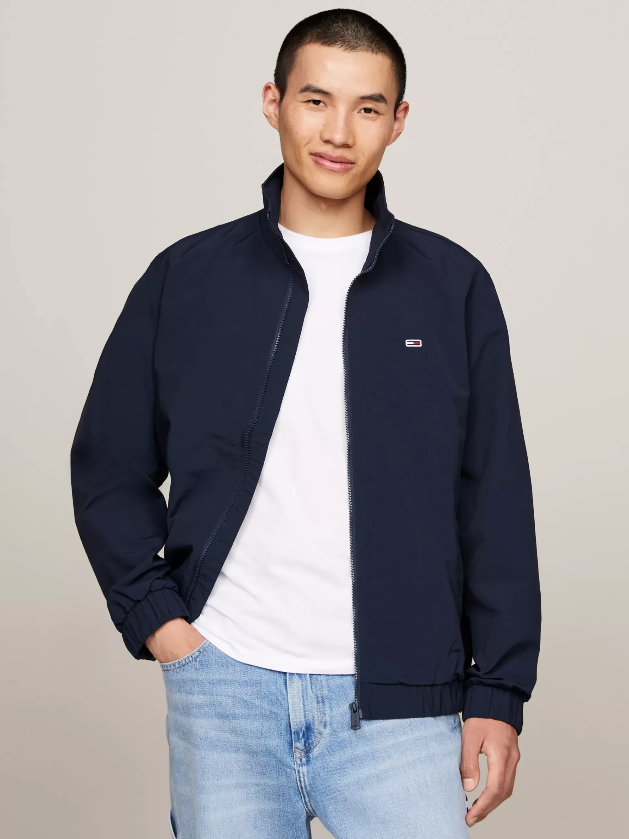 Plus Size Kleding & Inclusieve Maten | Jassen & Jacks*Tommy Hilfiger Essential Relaxed Windbreaker Met Rits DARK NIGHT NAVY