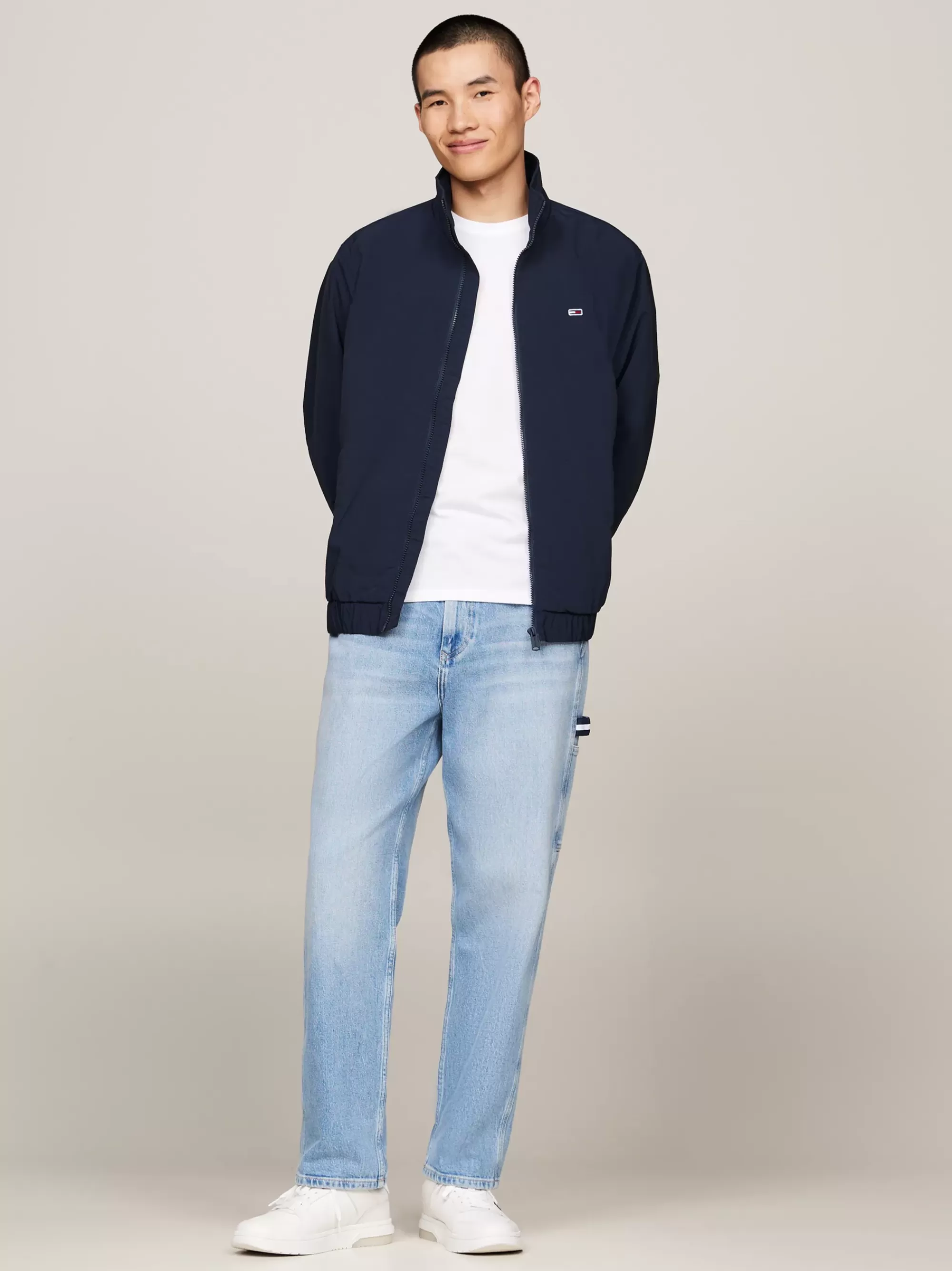 Plus Size Kleding & Inclusieve Maten | Jassen & Jacks*Tommy Hilfiger Essential Relaxed Windbreaker Met Rits DARK NIGHT NAVY
