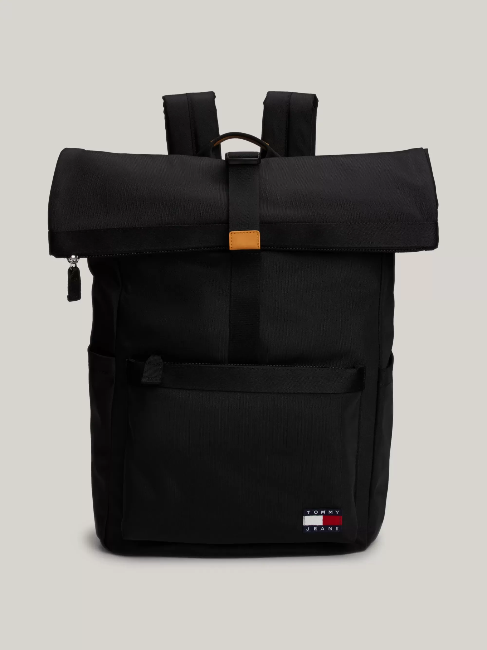 Rugzakken*Tommy Hilfiger Essential Rugzak Met Roll-top En Badge BLACK