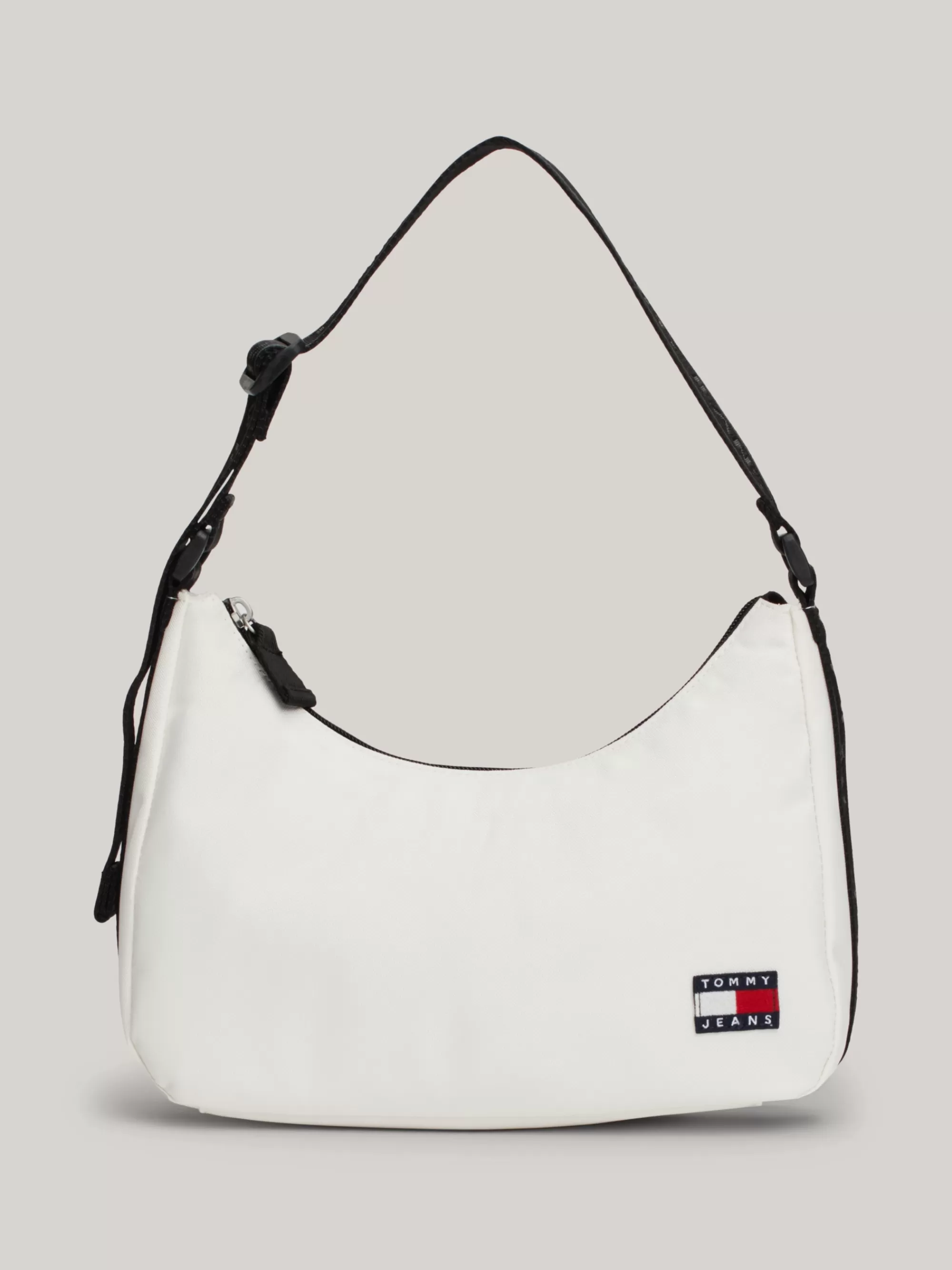 Schoudertassen*Tommy Hilfiger Essential Schoudertas Met Repeat Logo ANCIENT WHITE