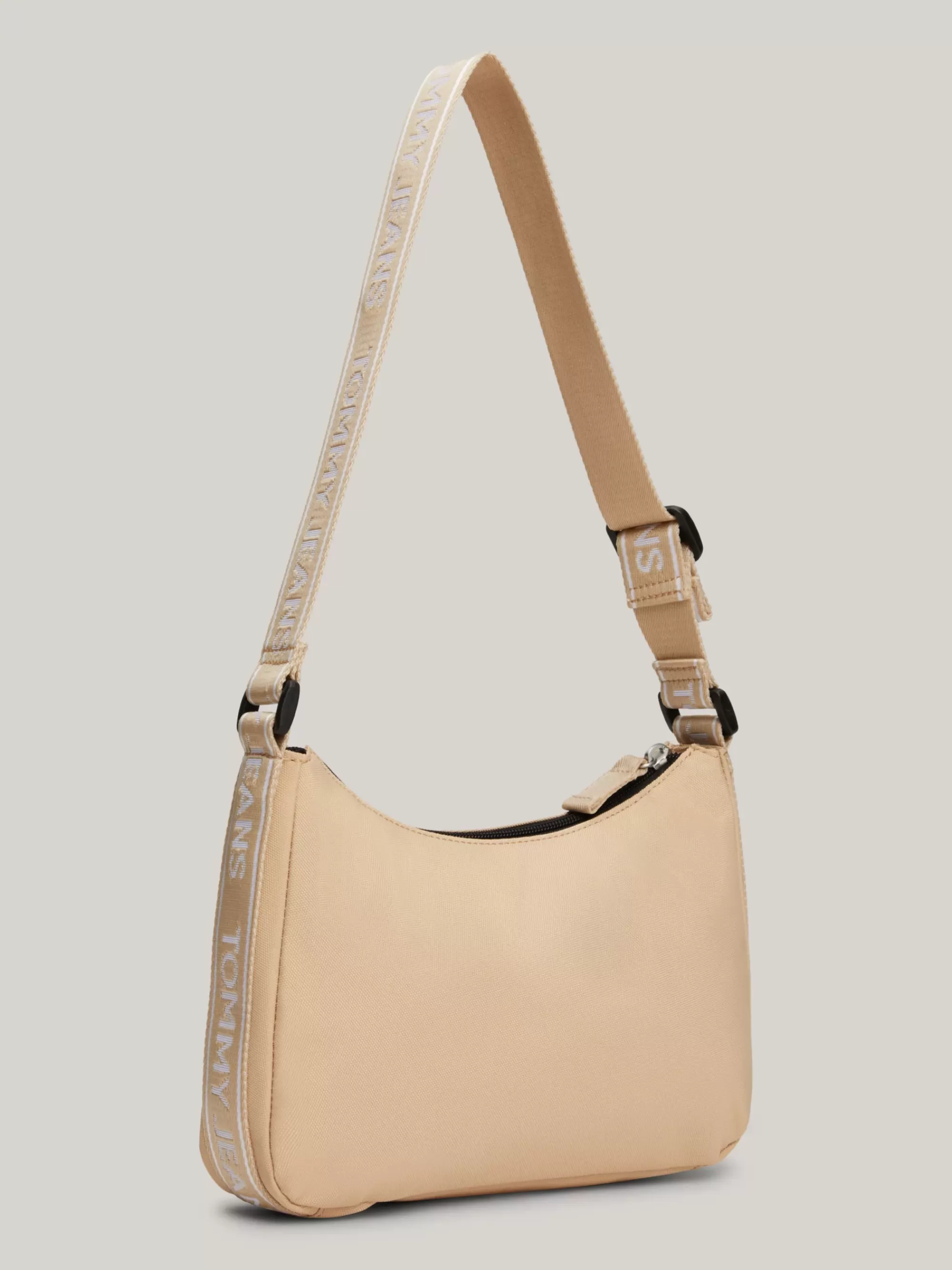 Schoudertassen*Tommy Hilfiger Essential Schoudertas Met Repeat-logoband GENTLE GOLD