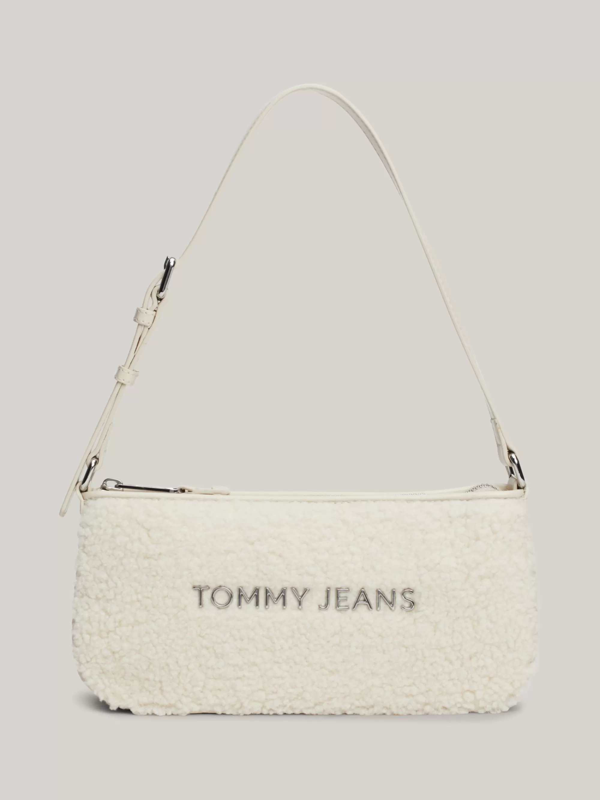 Schoudertassen*Tommy Hilfiger Essential Schoudertas Van Sherpa Met Logo NEWSPRINT
