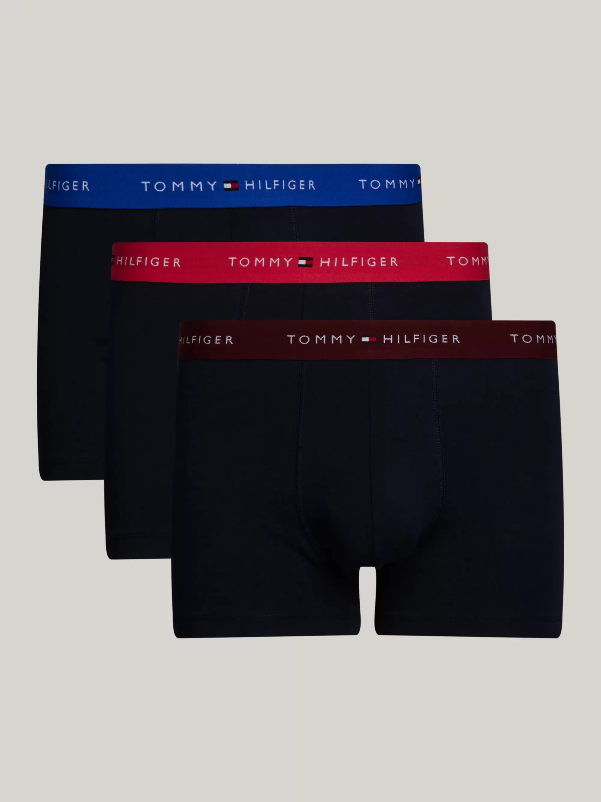 Boxers | Ondergoed*Tommy Hilfiger Essential Set Van 3 Paar Boxershorts Met Logo PINK HEART/BRIGHT BLUE/DEEP ROUGE