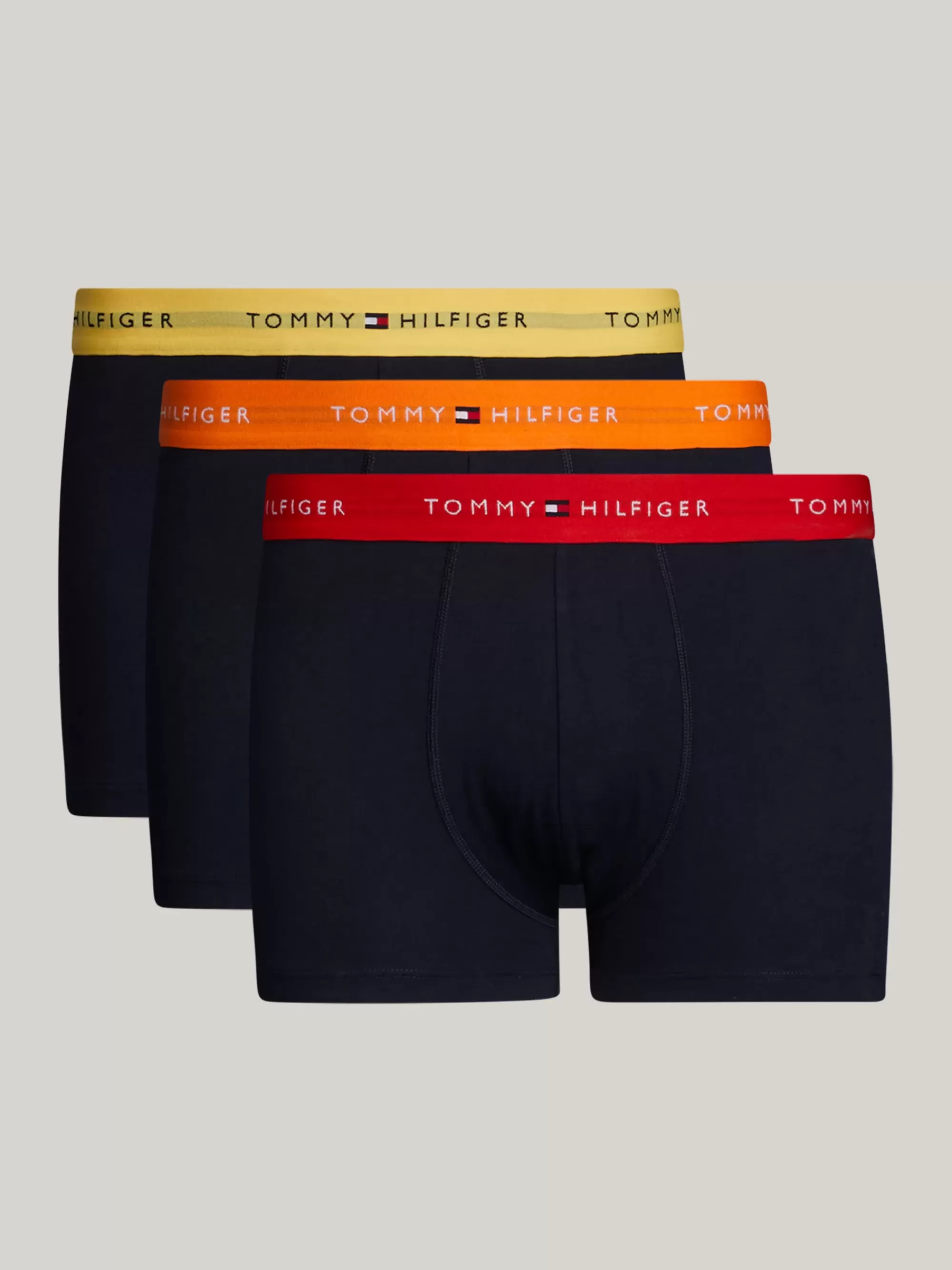 Boxers | Ondergoed*Tommy Hilfiger Essential Set Van 3 Paar Boxershorts Met Logo YI YELLOW/WASHED ORANGE/DEEP CRIM