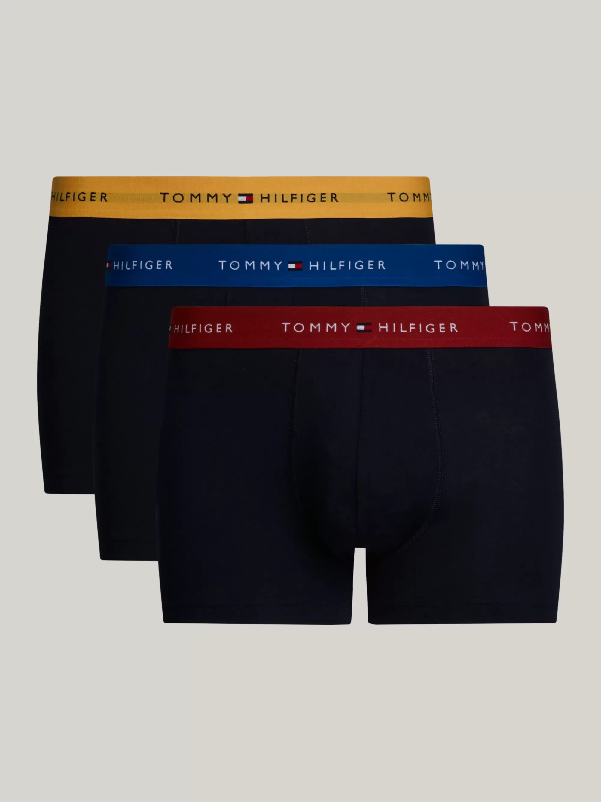 Boxers | Ondergoed*Tommy Hilfiger Essential Set Van 3 Paar Boxershorts Met Logo DARK MAGMA/VIB INDIGO/CITY YELLOW