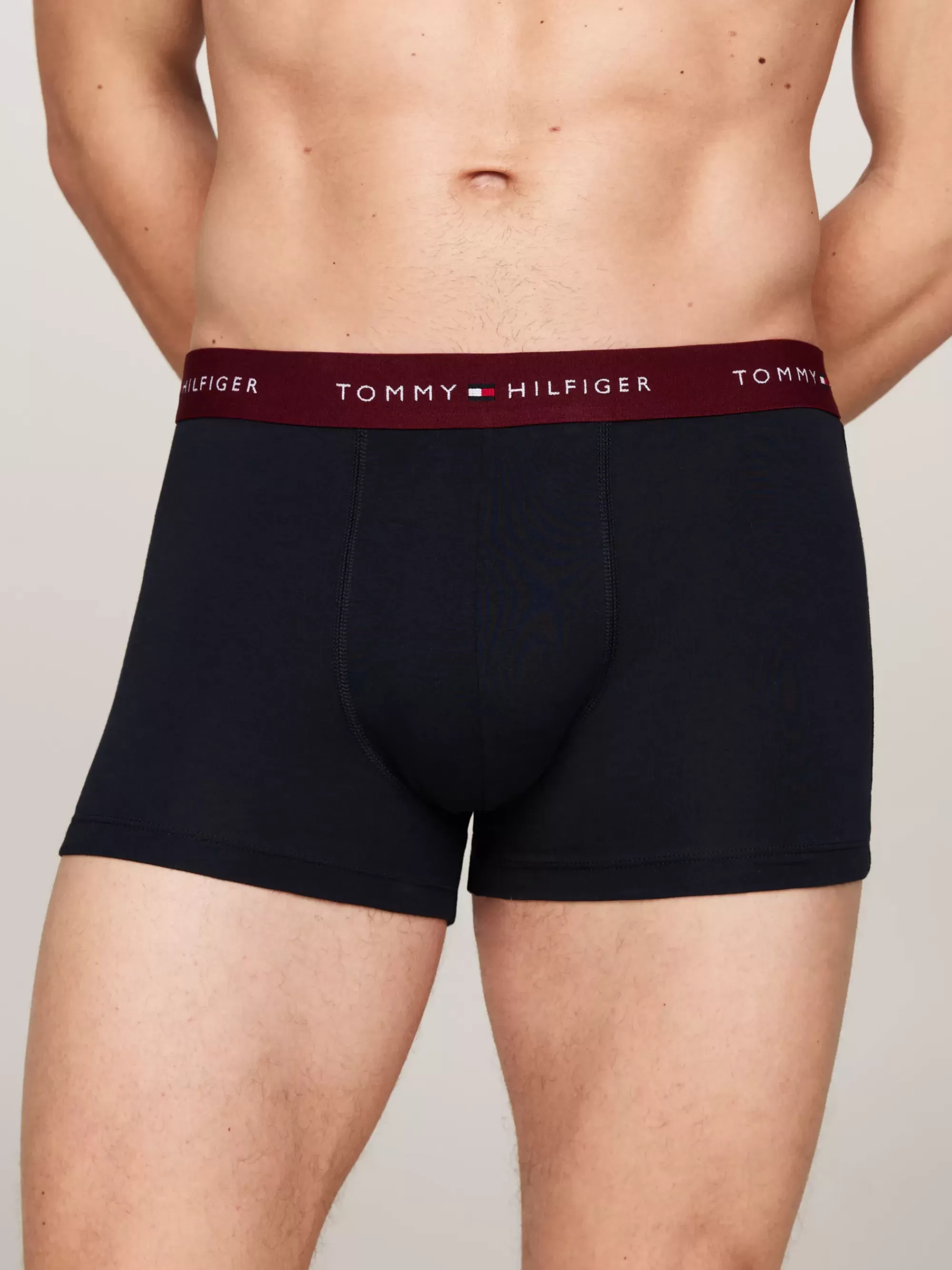 Boxers | Ondergoed*Tommy Hilfiger Essential Set Van 3 Paar Boxershorts Met Logo PINK HEART/BRIGHT BLUE/DEEP ROUGE