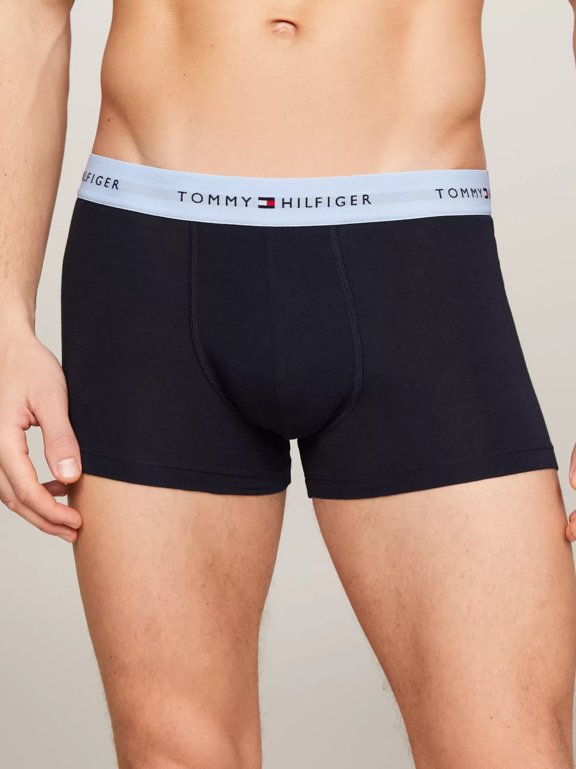 Boxers | Multipacks*Tommy Hilfiger Essential Set Van 3 Paar Boxershorts Met Logo FIERCE RED/WELL WATER/ANCHOR BLUE