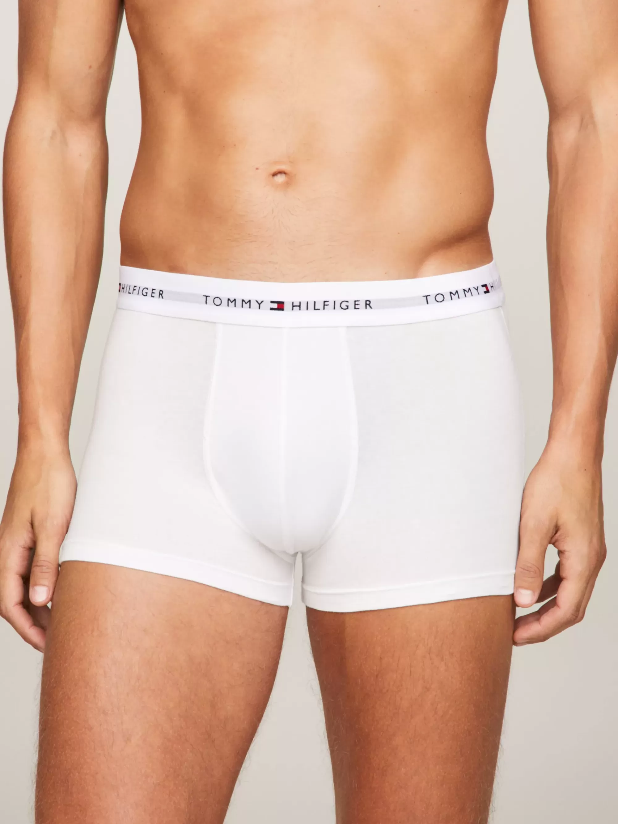 Boxers | Multipacks*Tommy Hilfiger Essential Set Van 3 Paar Boxershorts Met Logo GREY HEATHER/BLACK/WHITE