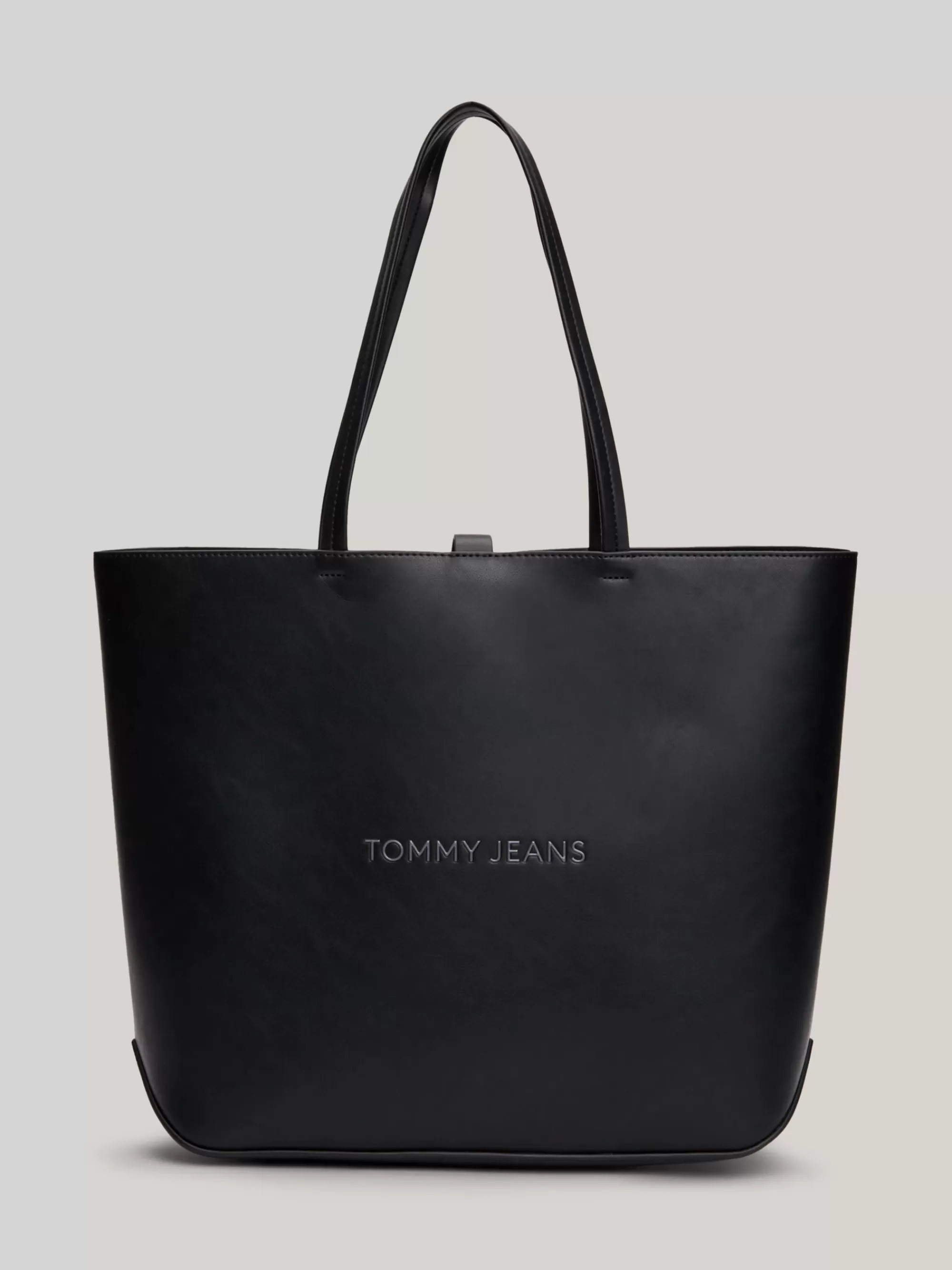 Shoppers*Tommy Hilfiger Essential Shopper Met Metalen Logo BLACK