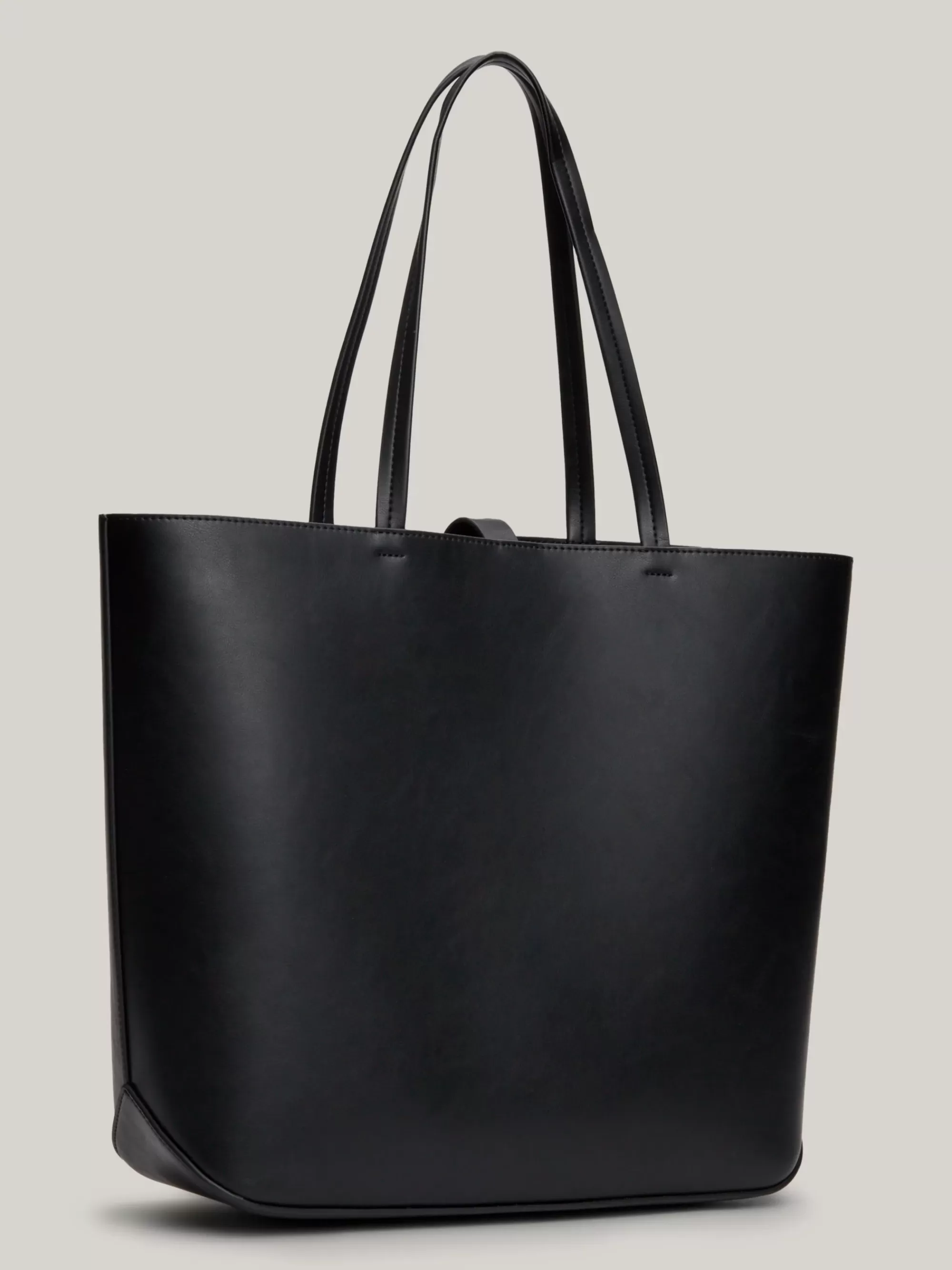 Shoppers*Tommy Hilfiger Essential Shopper Met Metalen Logo BLACK