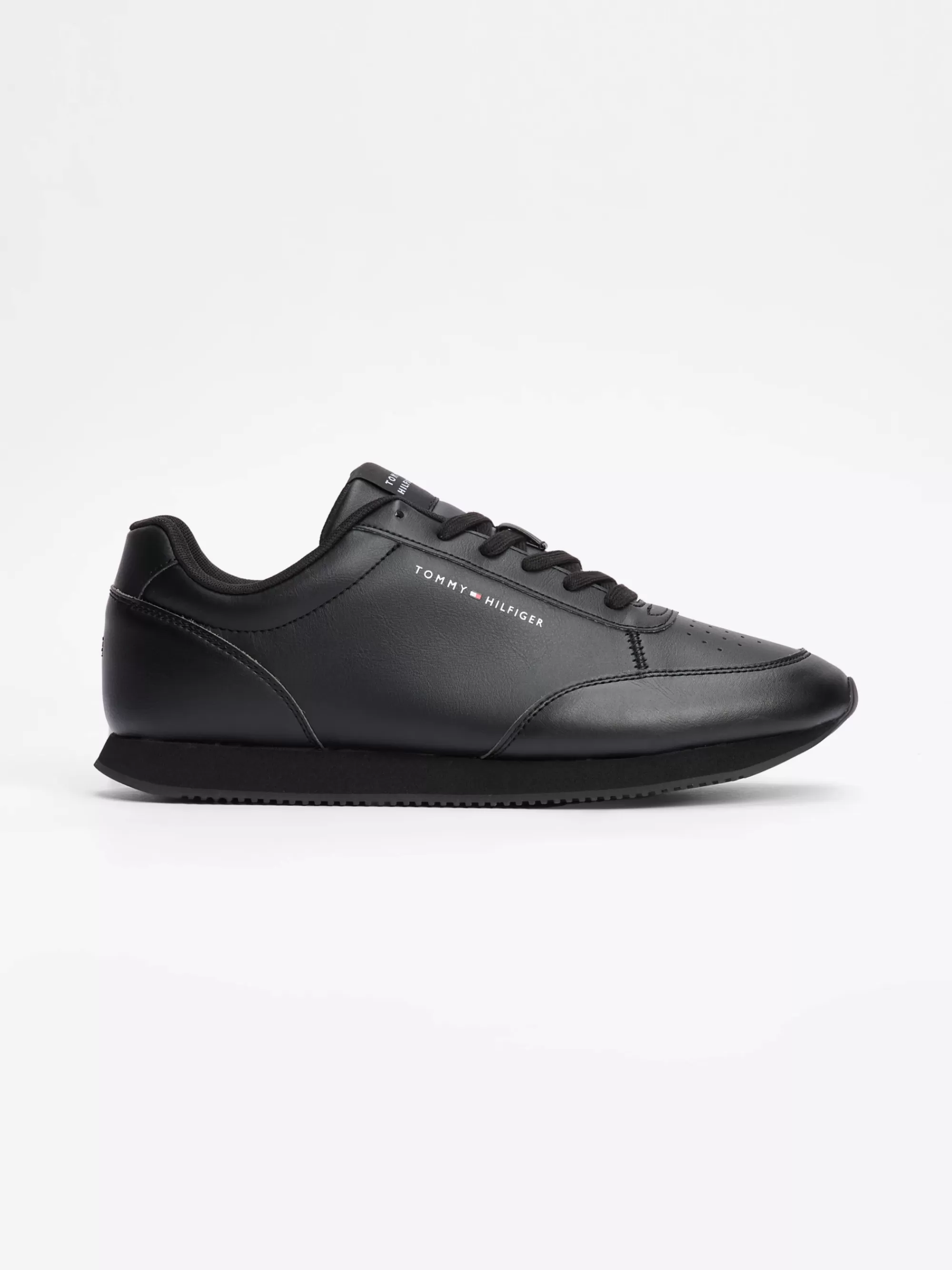 Sneakers*Tommy Hilfiger Essential Sneaker Met Vlag BLACK